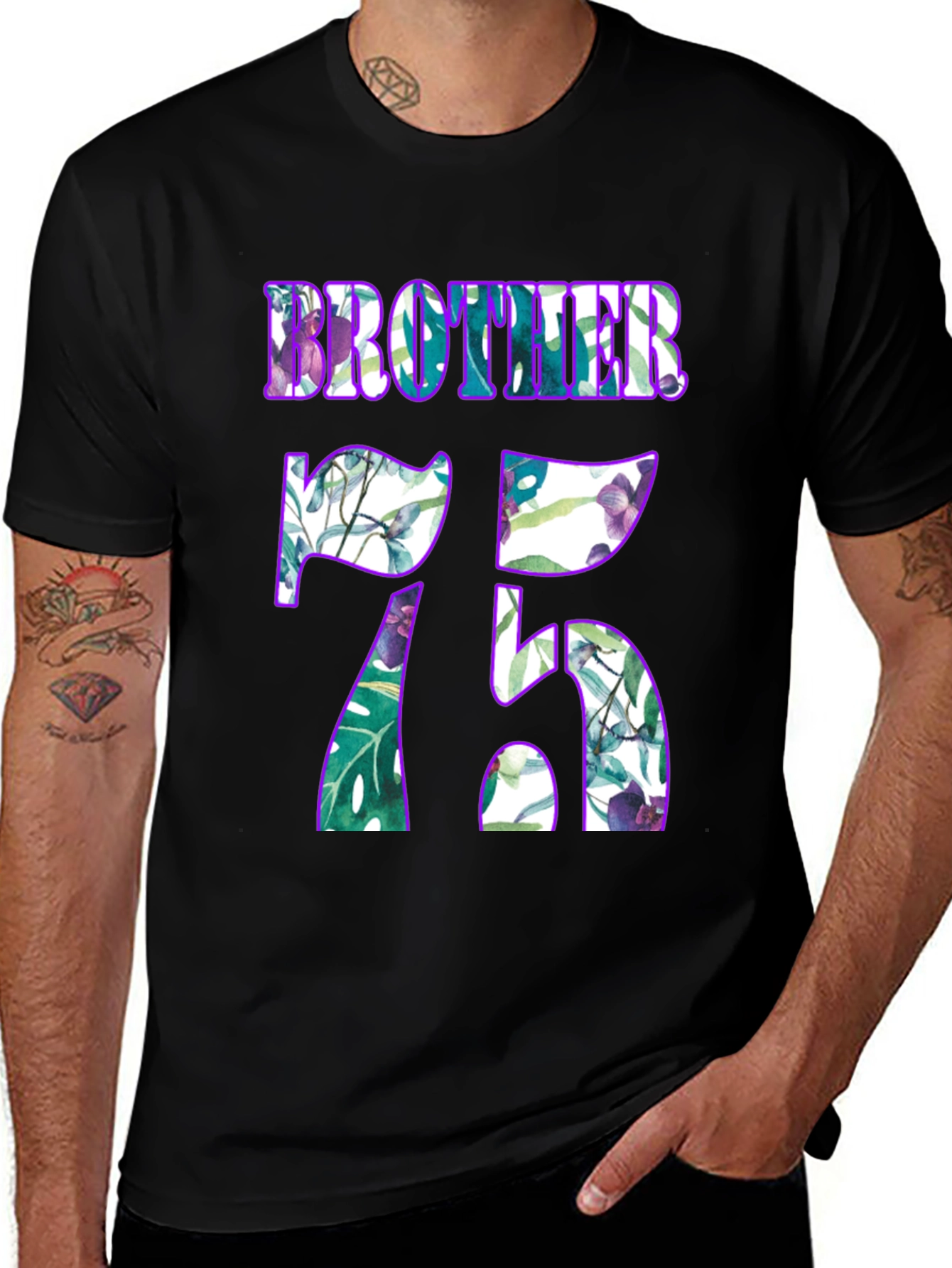 Variant 11 of Brother 75 Floral T-Shirt