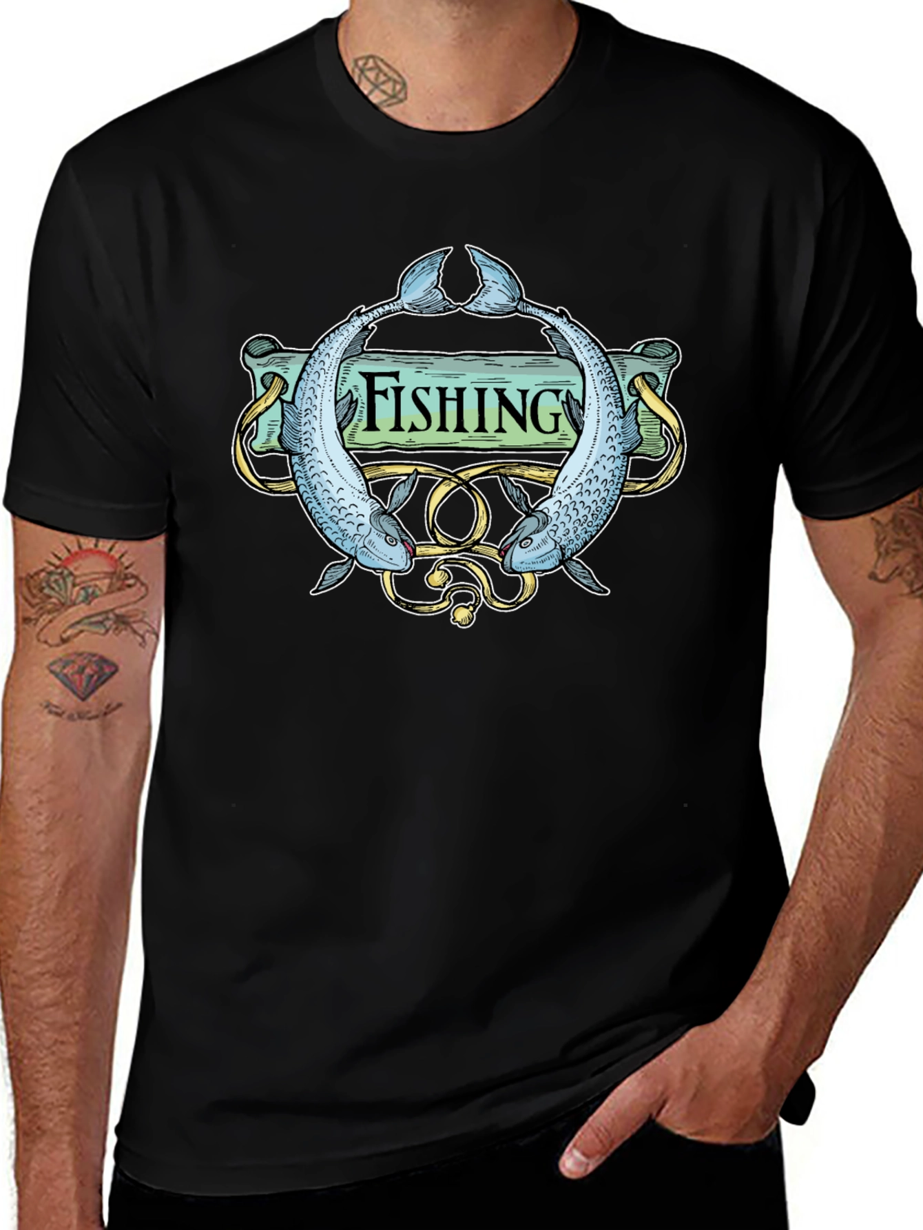 Fishing Graphic T-Shirt - Angler Gift