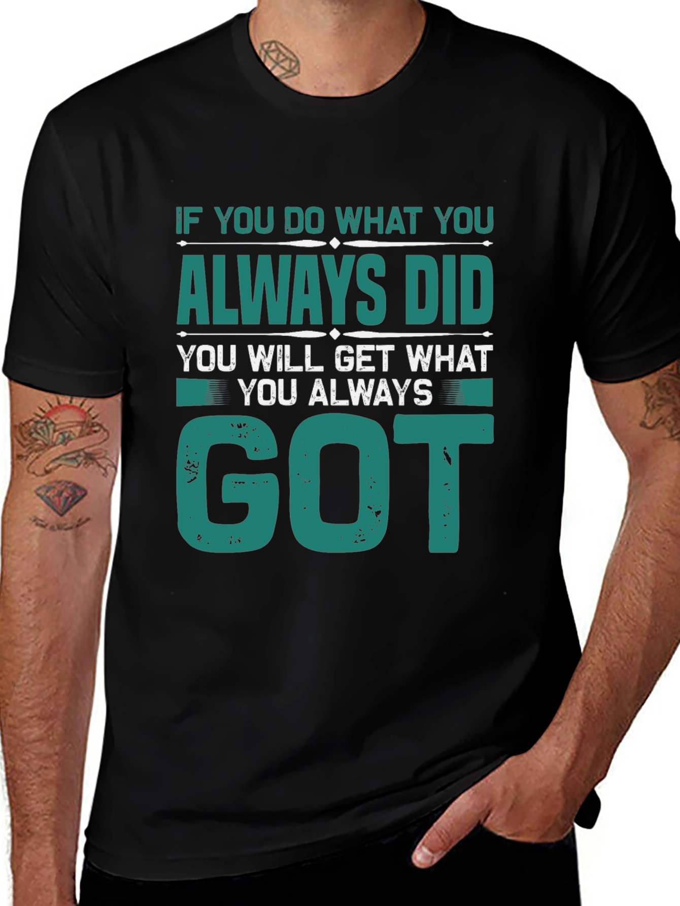 Motivational T-Shirt: If You Do What You Always Did