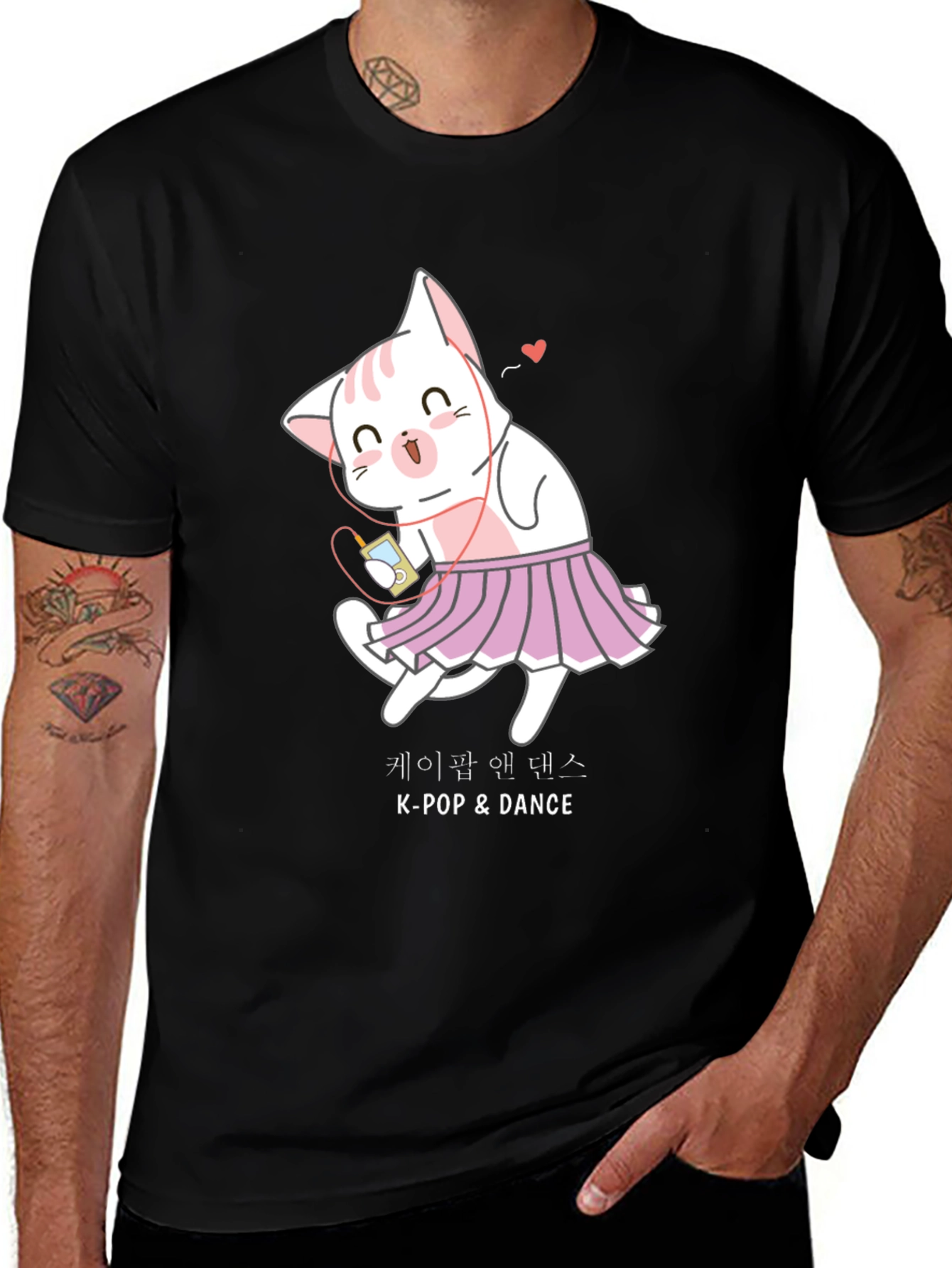 Variant 18 of K-Pop Dance Cat T-Shirt