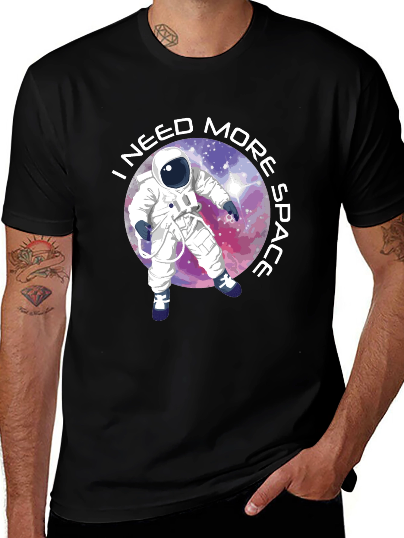 Variant 7 of I Need More Space T-Shirt - Astronaut Design