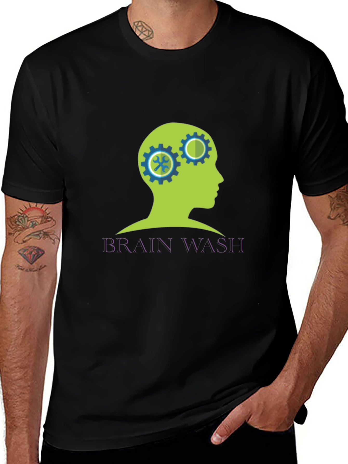 Variant 25 of Brain Wash T-Shirt - Gear Mind Design