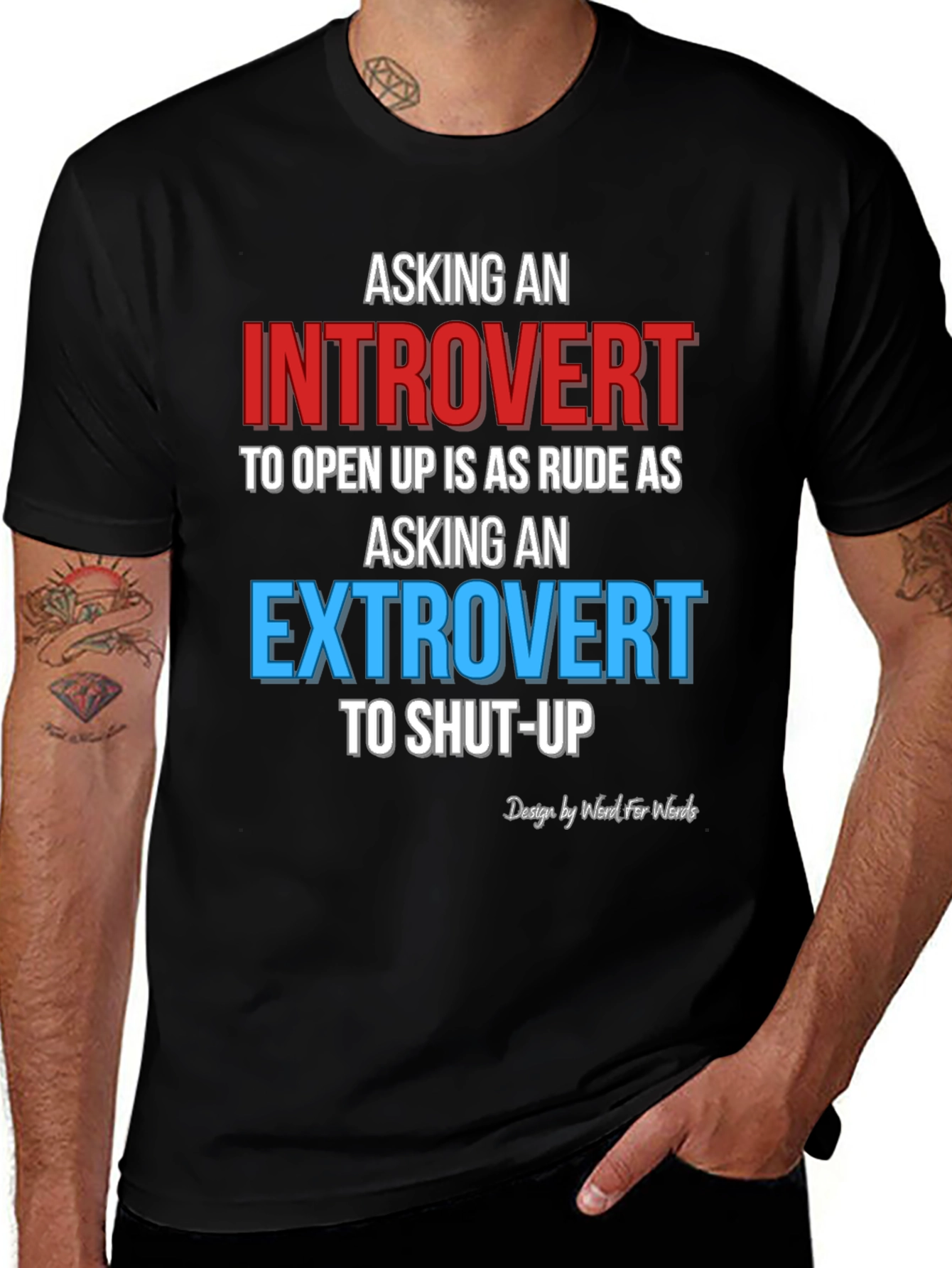 Variant 28 of Introvert Extrovert Funny T-Shirt
