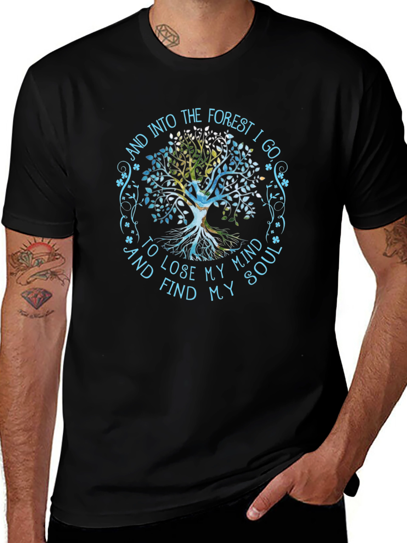 Nature Lover Tree Graphic T-Shirt