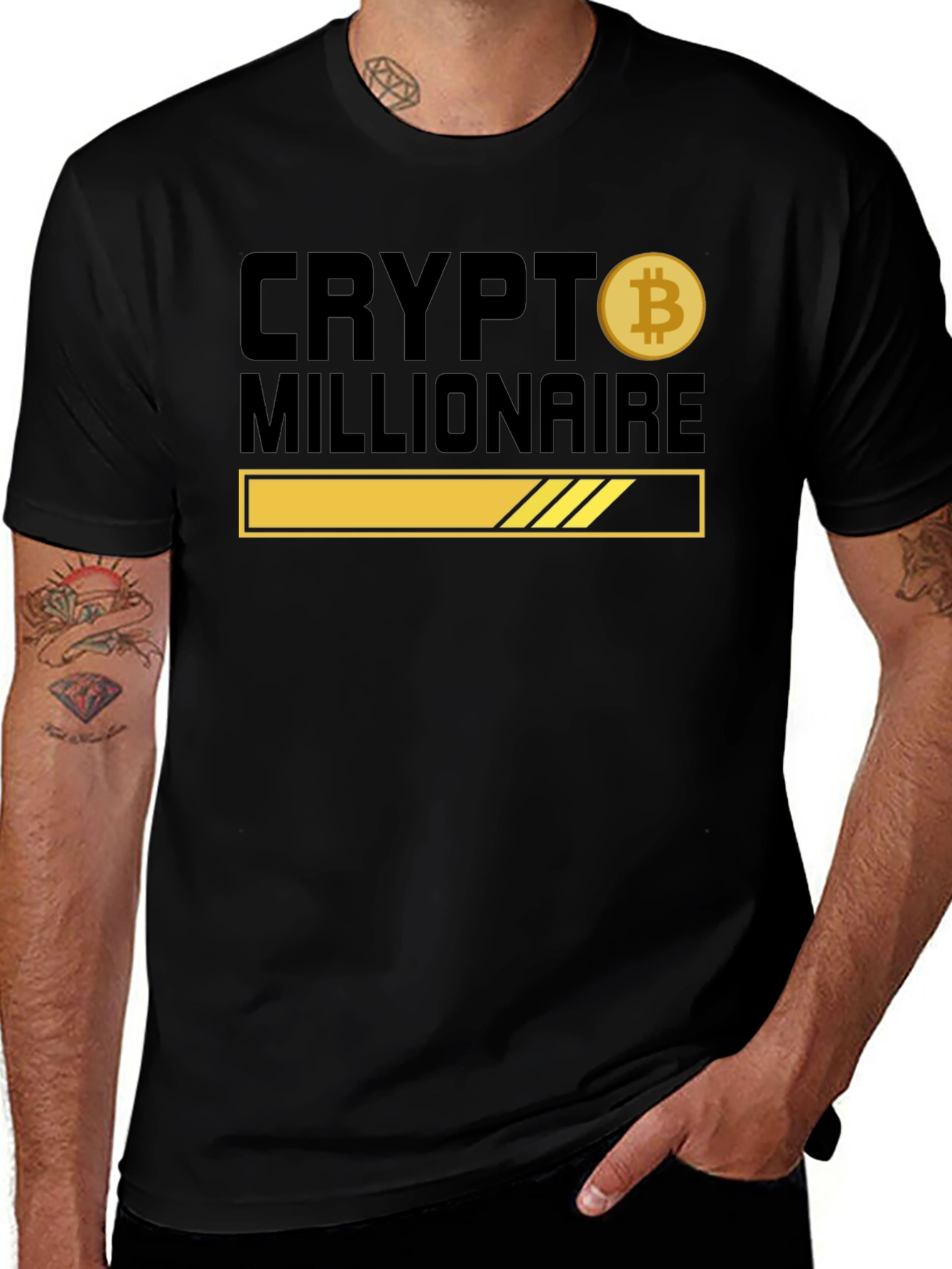 Variant 25 of Crypto Millionaire Loading T-Shirt