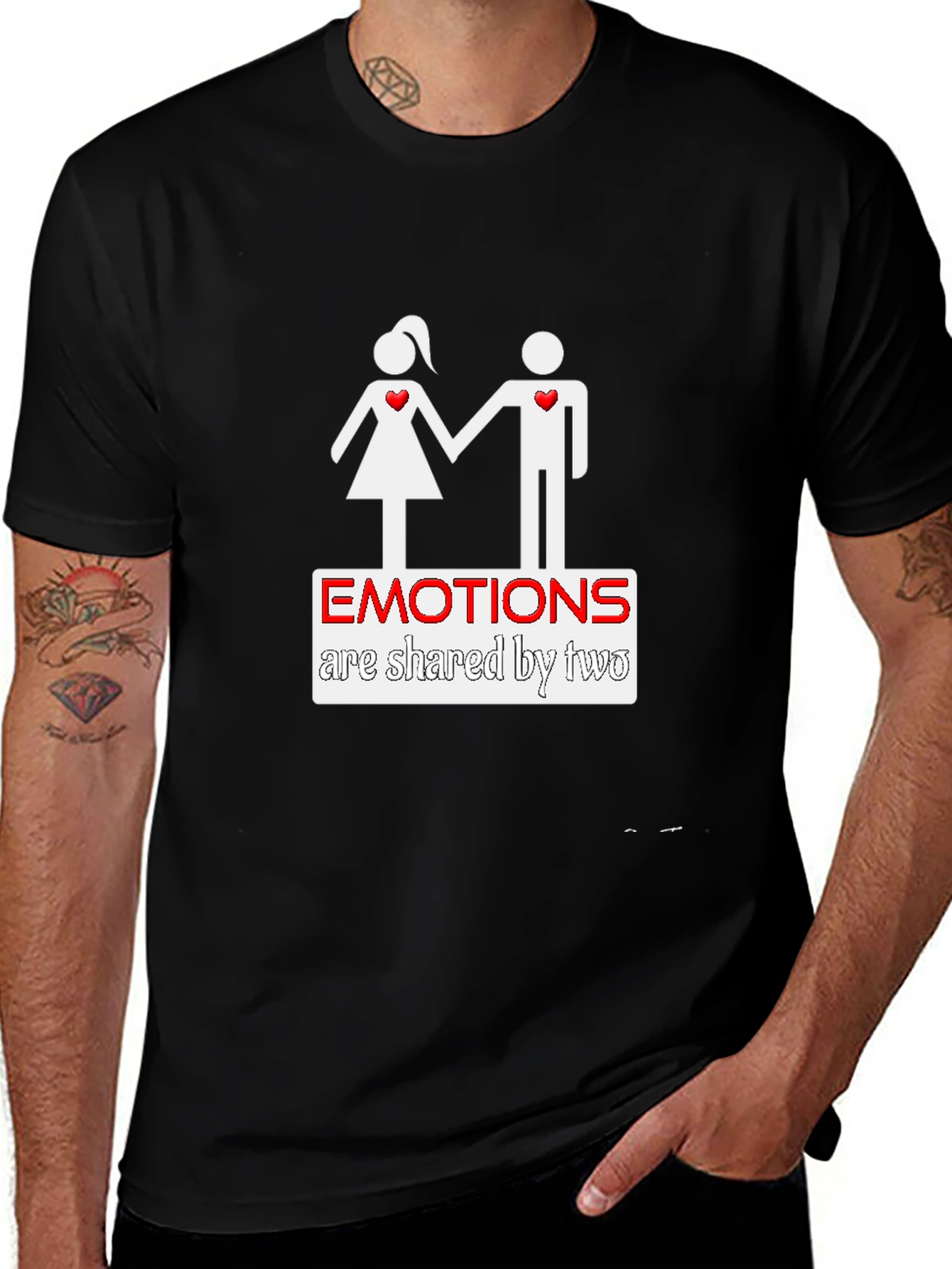 Variant 6 of Emotions Shared by Two Graphic Tee