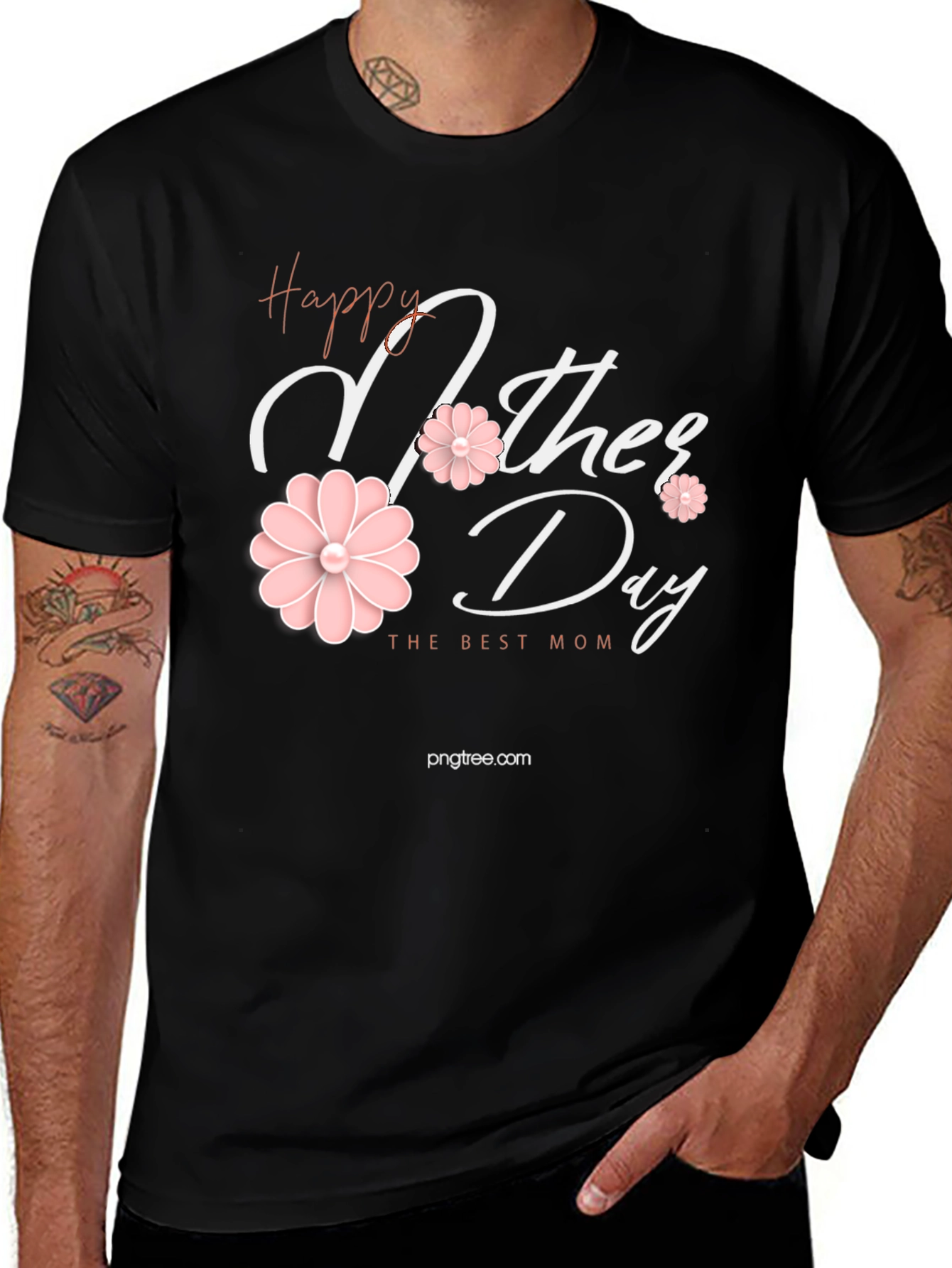 Variant 24 of Happy Mother's Day Black Graphic Tee