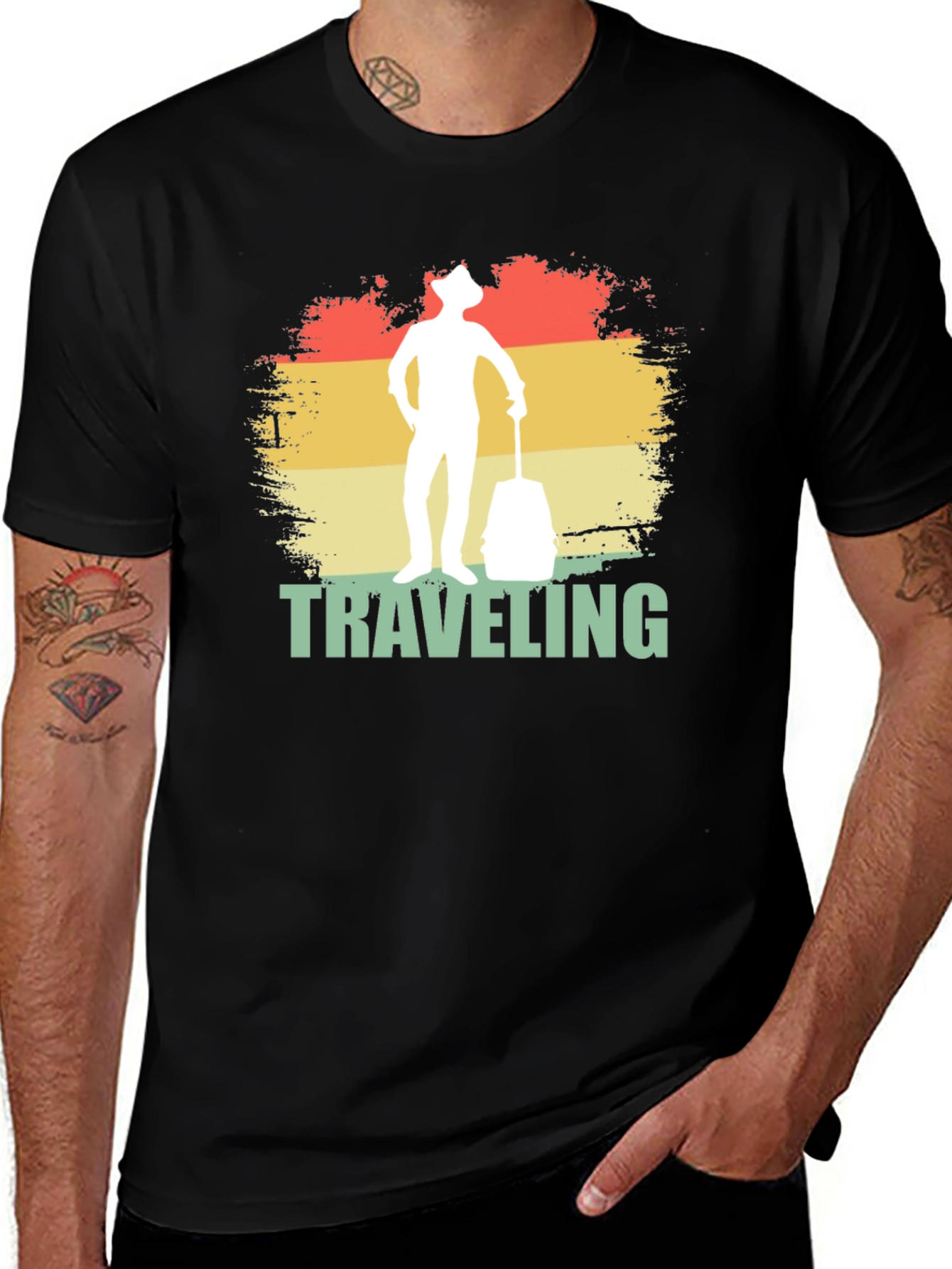 Variant 10 of Retro Traveler Graphic Tee