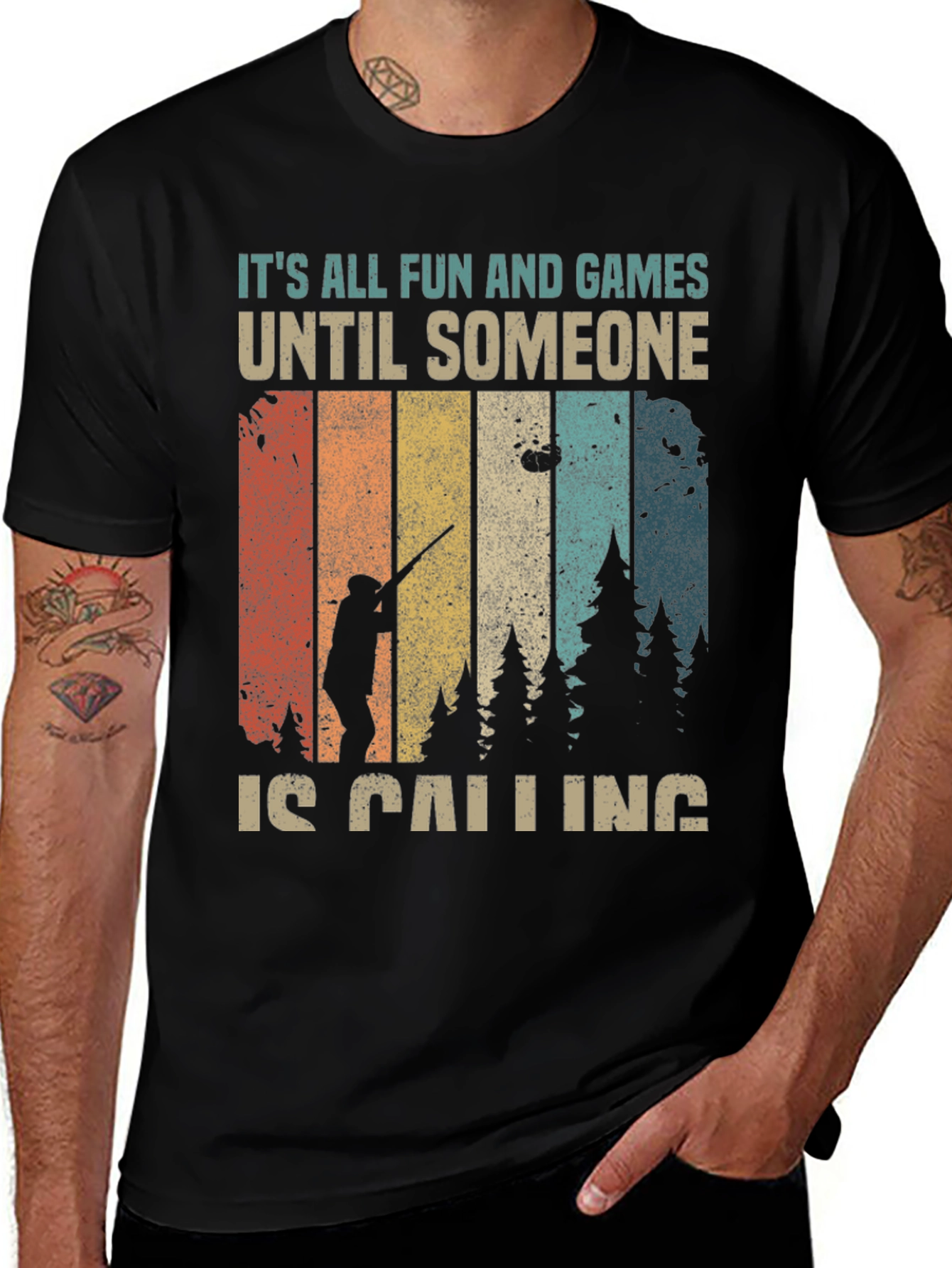 Variant 28 of Fun and Games Hunter T-Shirt