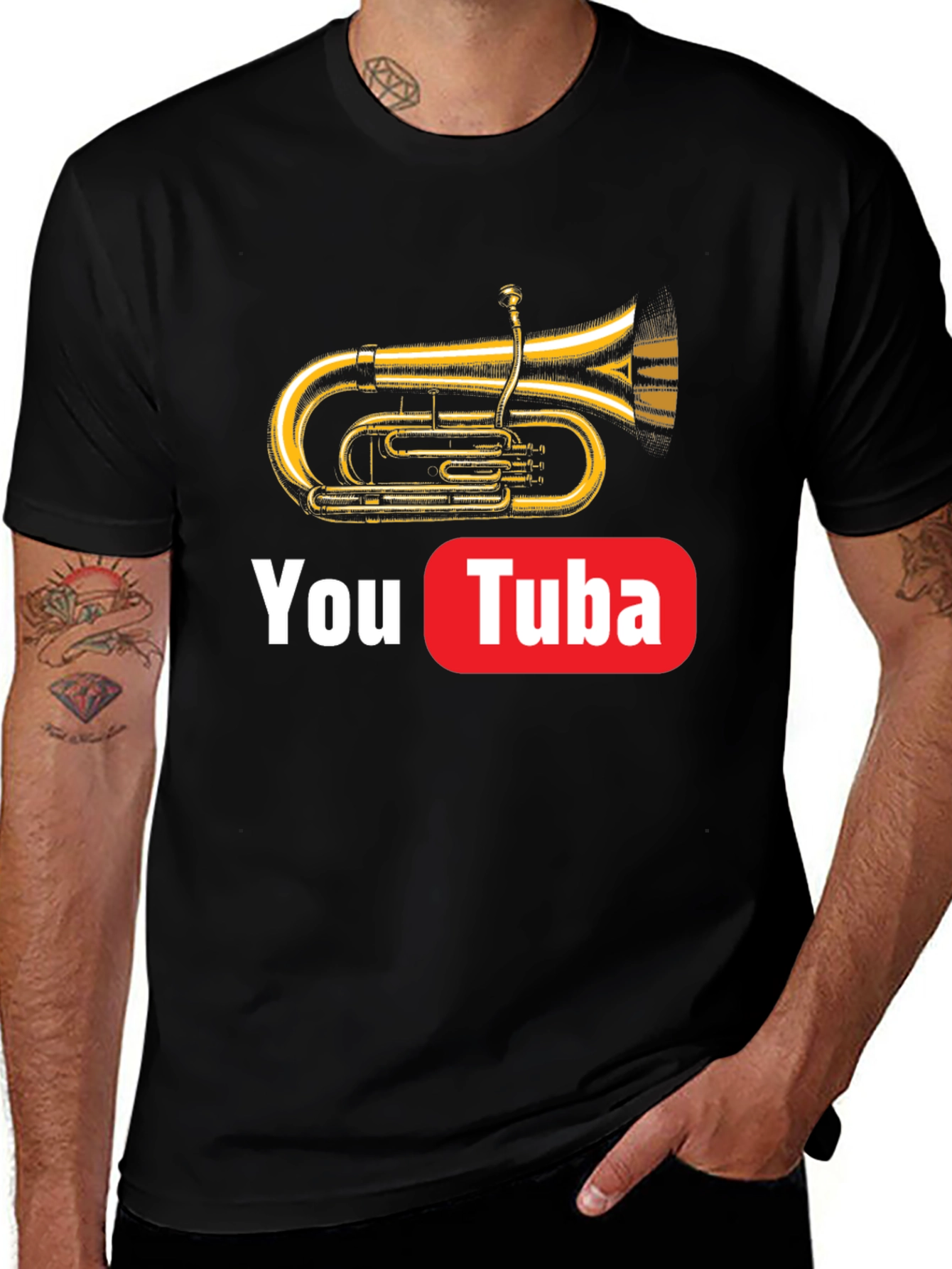 Variant 9 of You Tuba Funny Music T-Shirt