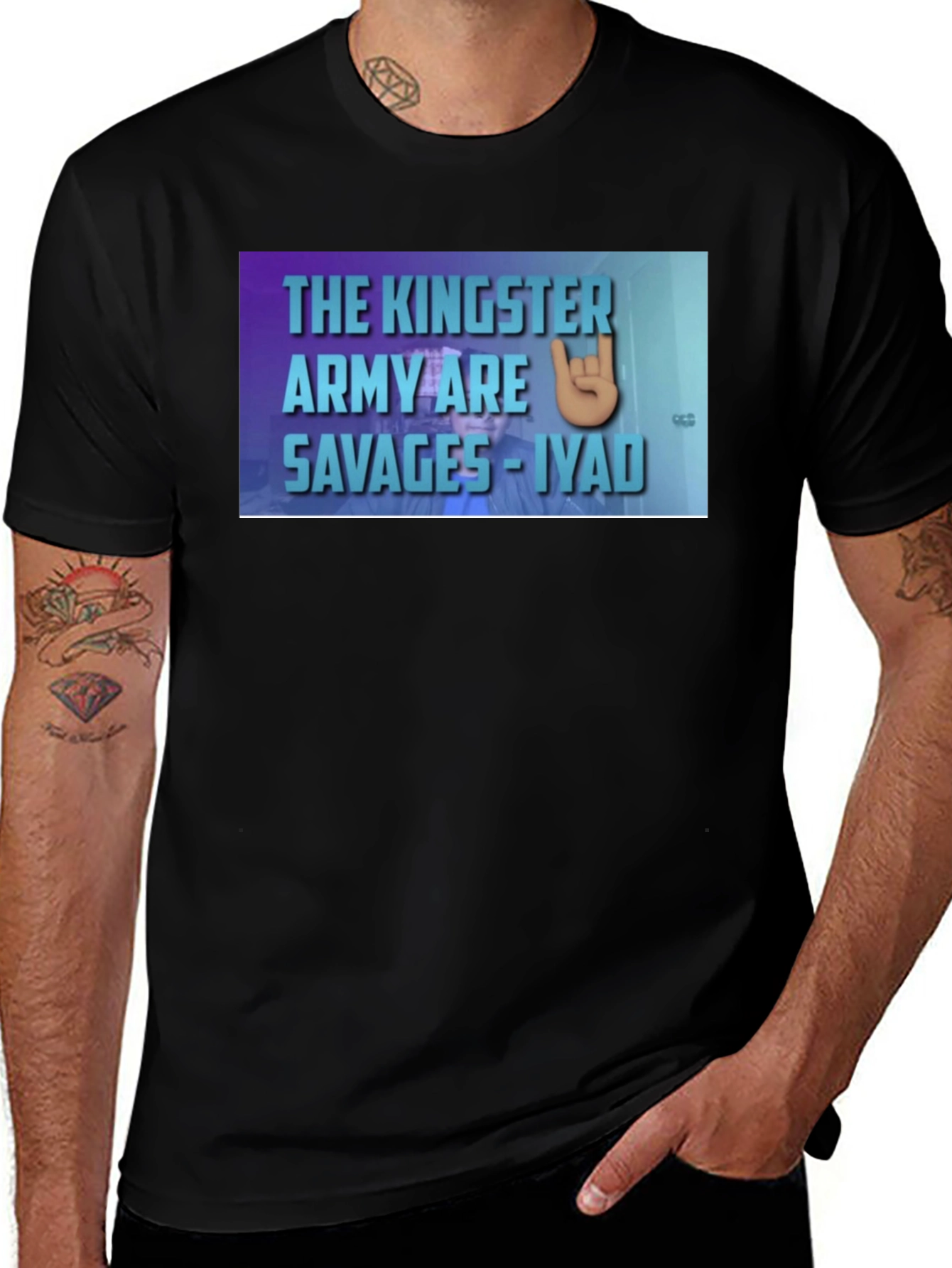 Variant 11 of Kingster Army Savages Graphic Tee