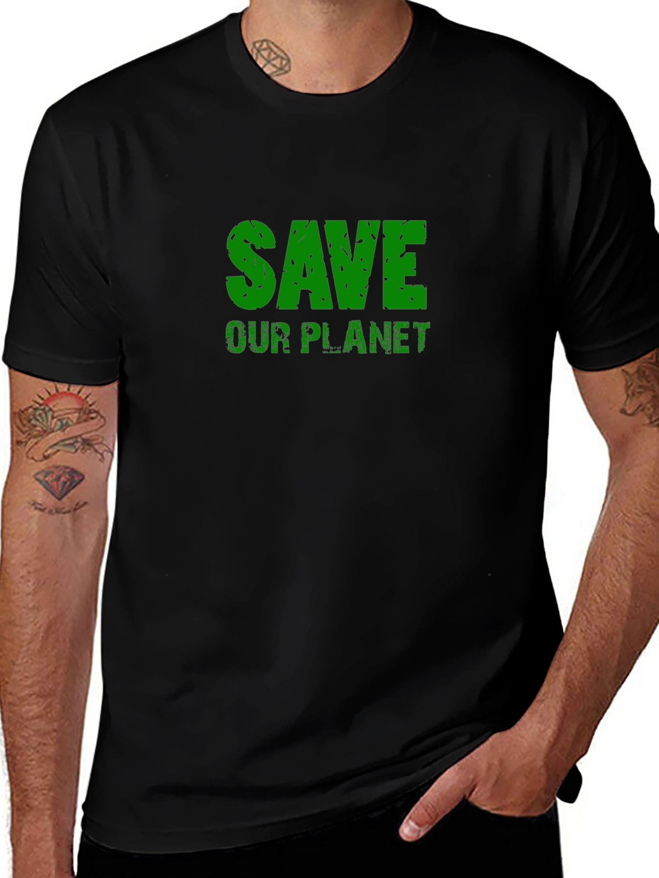 Variant 16 of Save Our Planet - Eco-Friendly Graphic T-Shirt