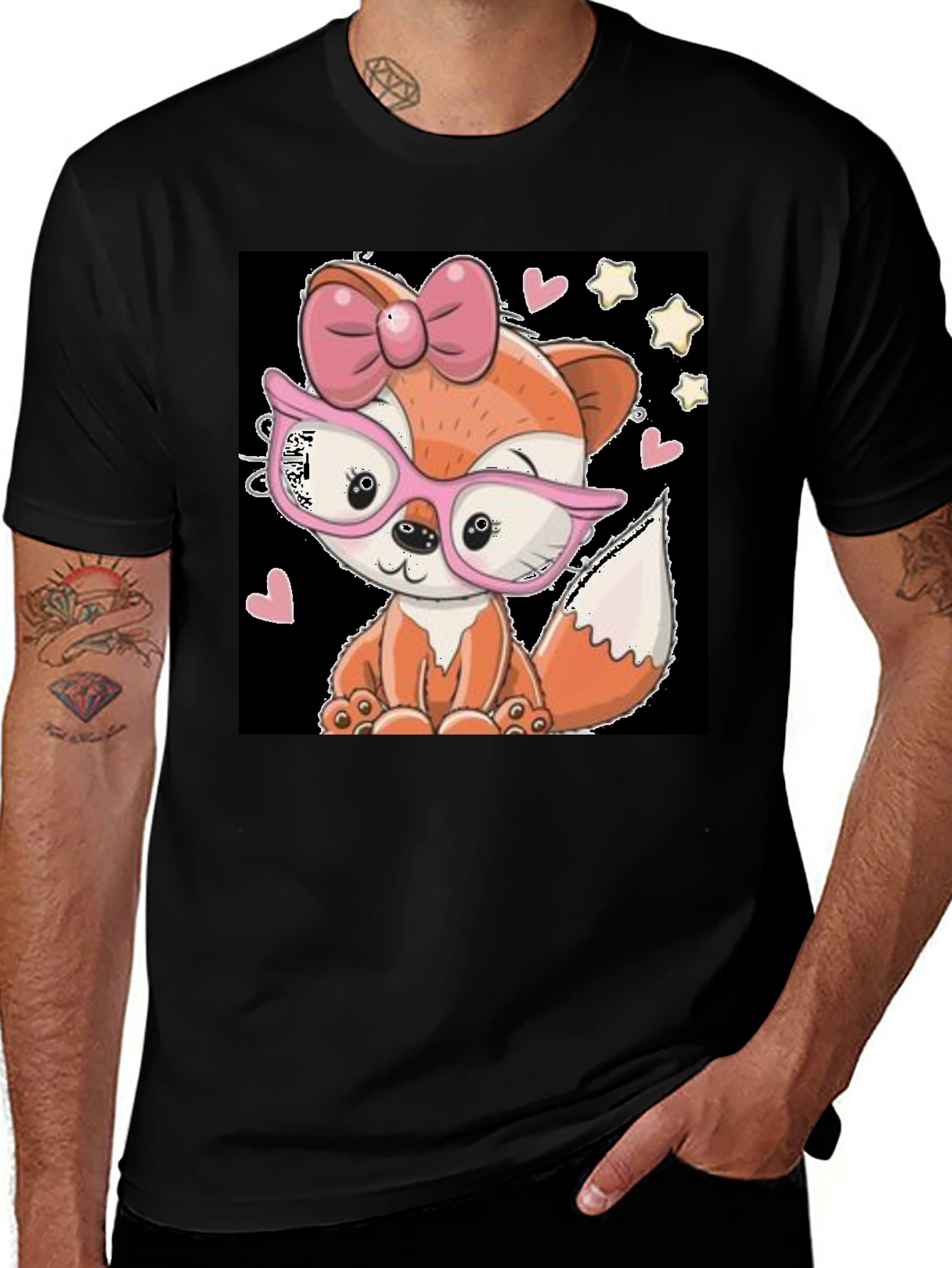 Variant 28 of Cute Cartoon Fox T-Shirt