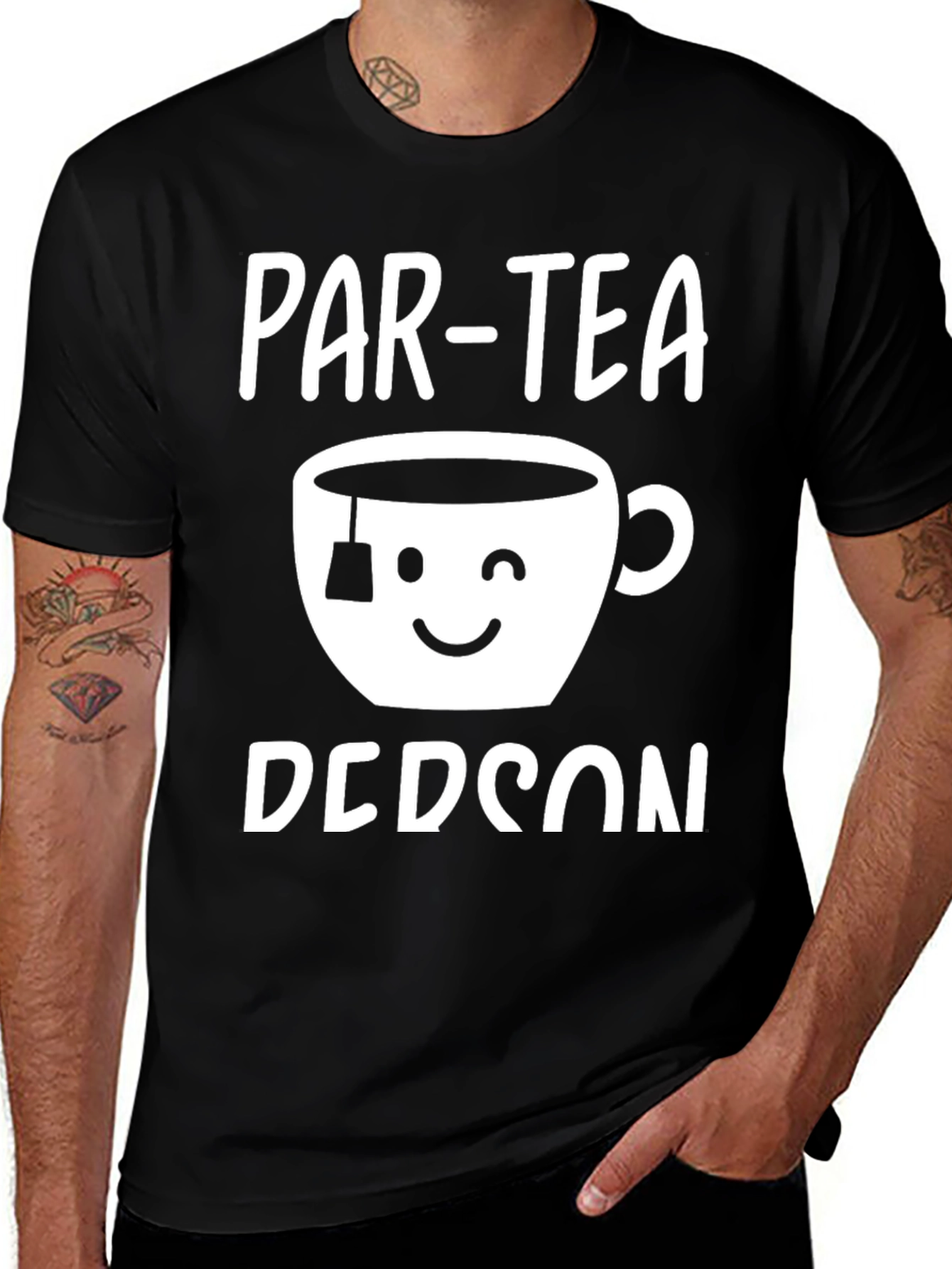 Variant 23 of Par-Tea Person Graphic T-Shirt