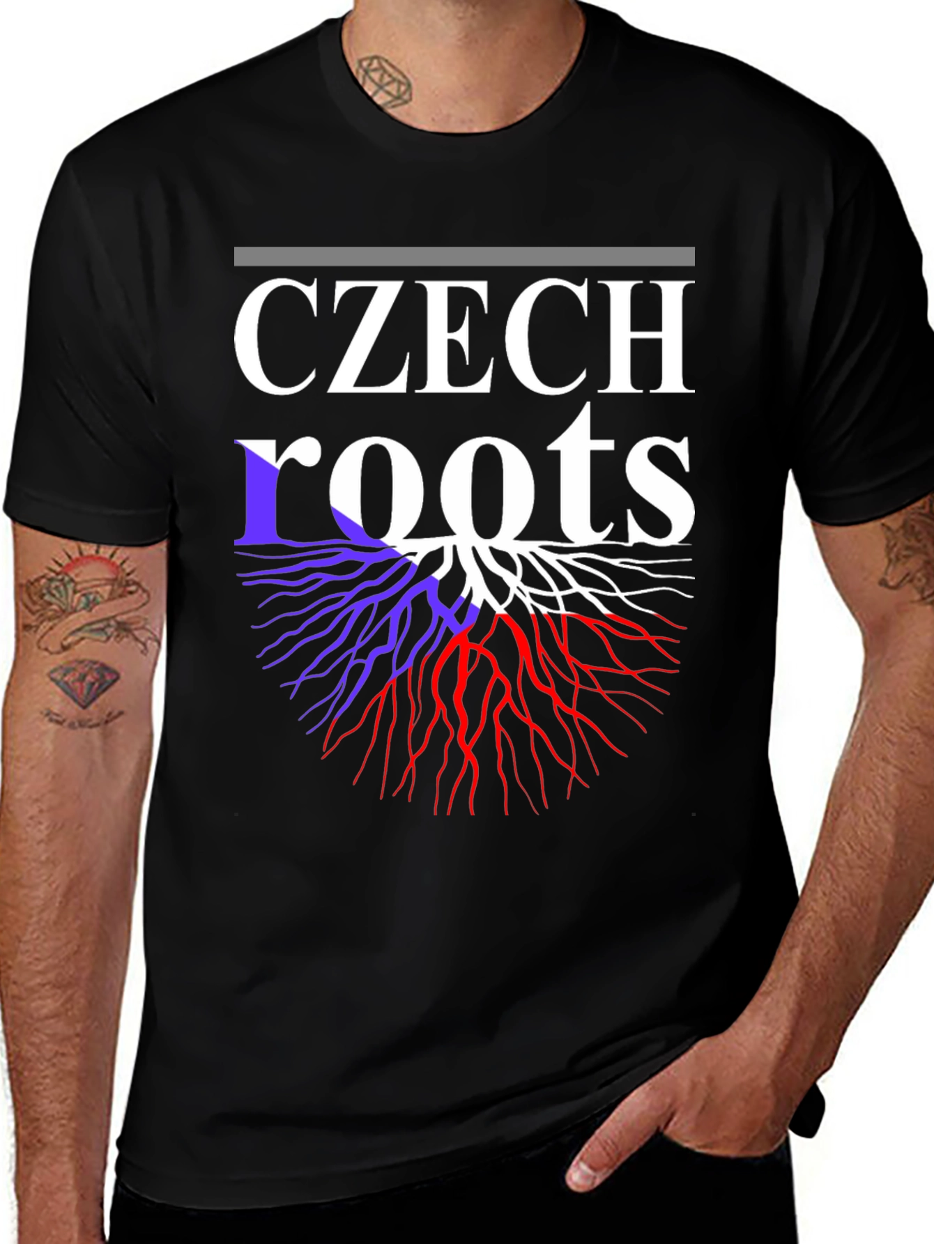 Czech Roots T-Shirt, Country Pride Heritage Tee