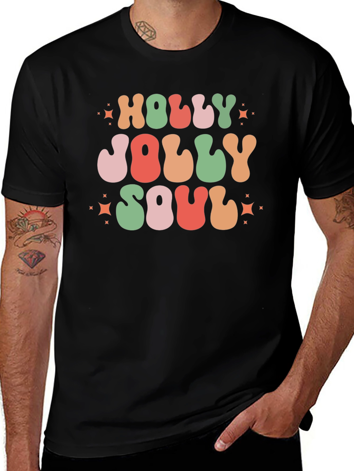 Variant 30 of Holly Jolly Soul Retro Tee