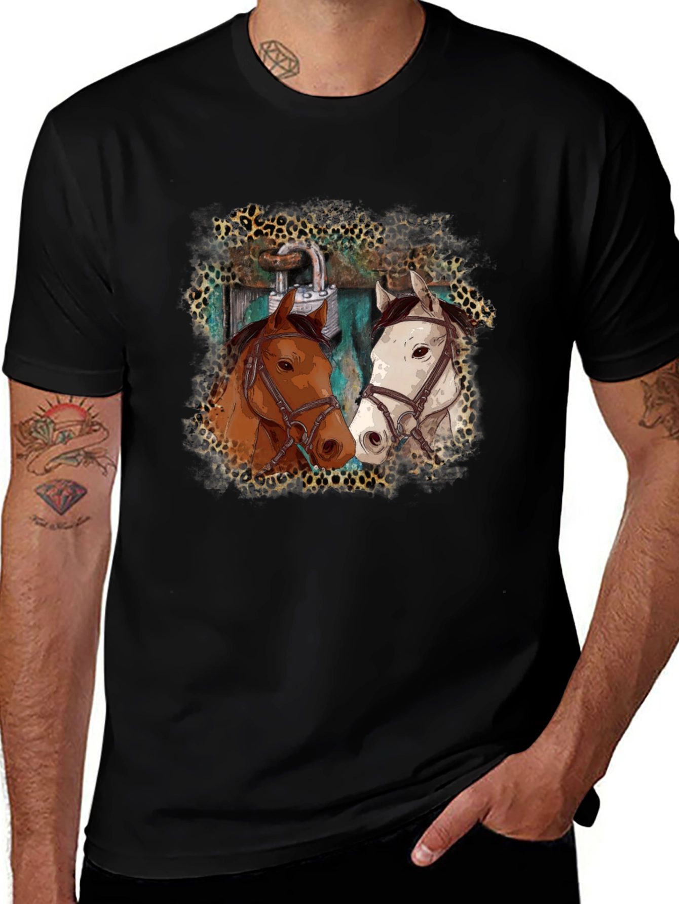 Variant 9 of Horse Lovers Graphic Tee