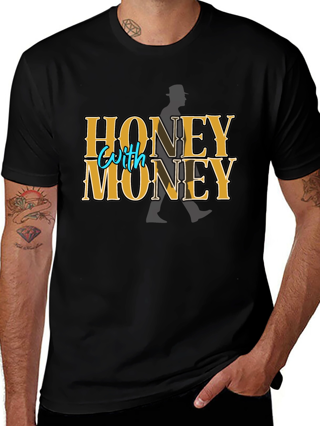Variant 23 of Honey with Money Graphic T-Shirt