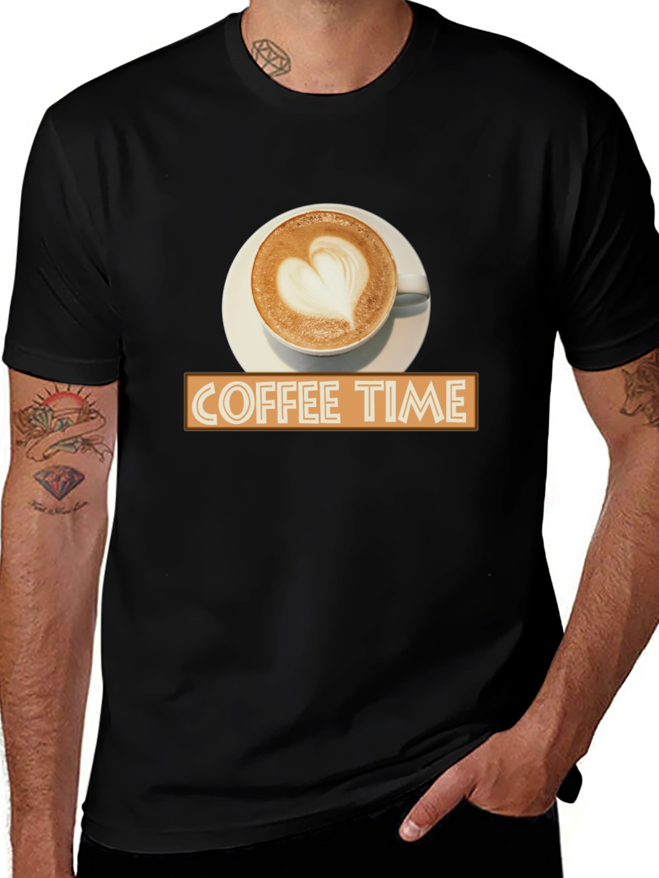 Coffee Time Latte Art T-Shirt