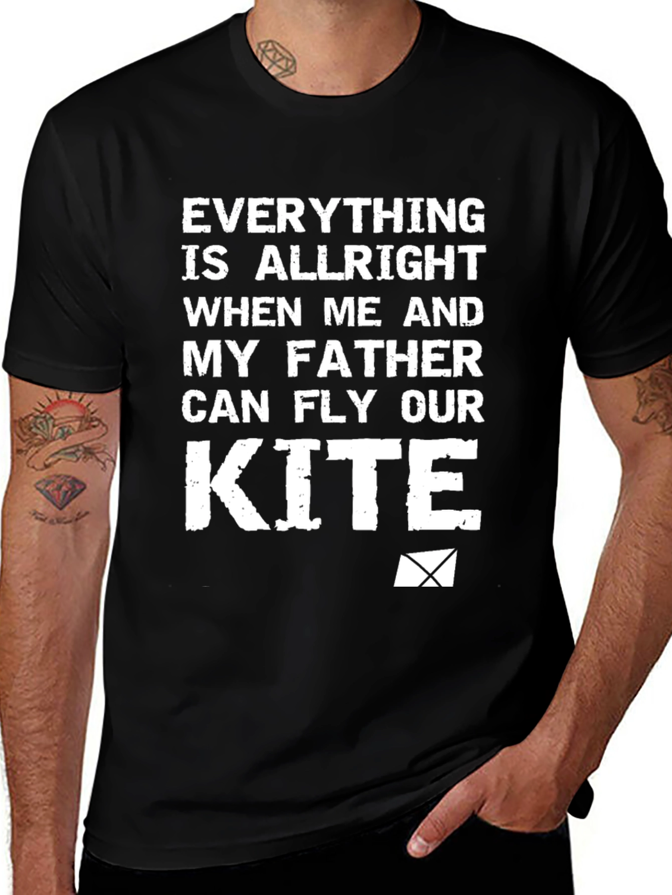 Variant 20 of Father & Son Kite T-Shirt - Everything Is Alright