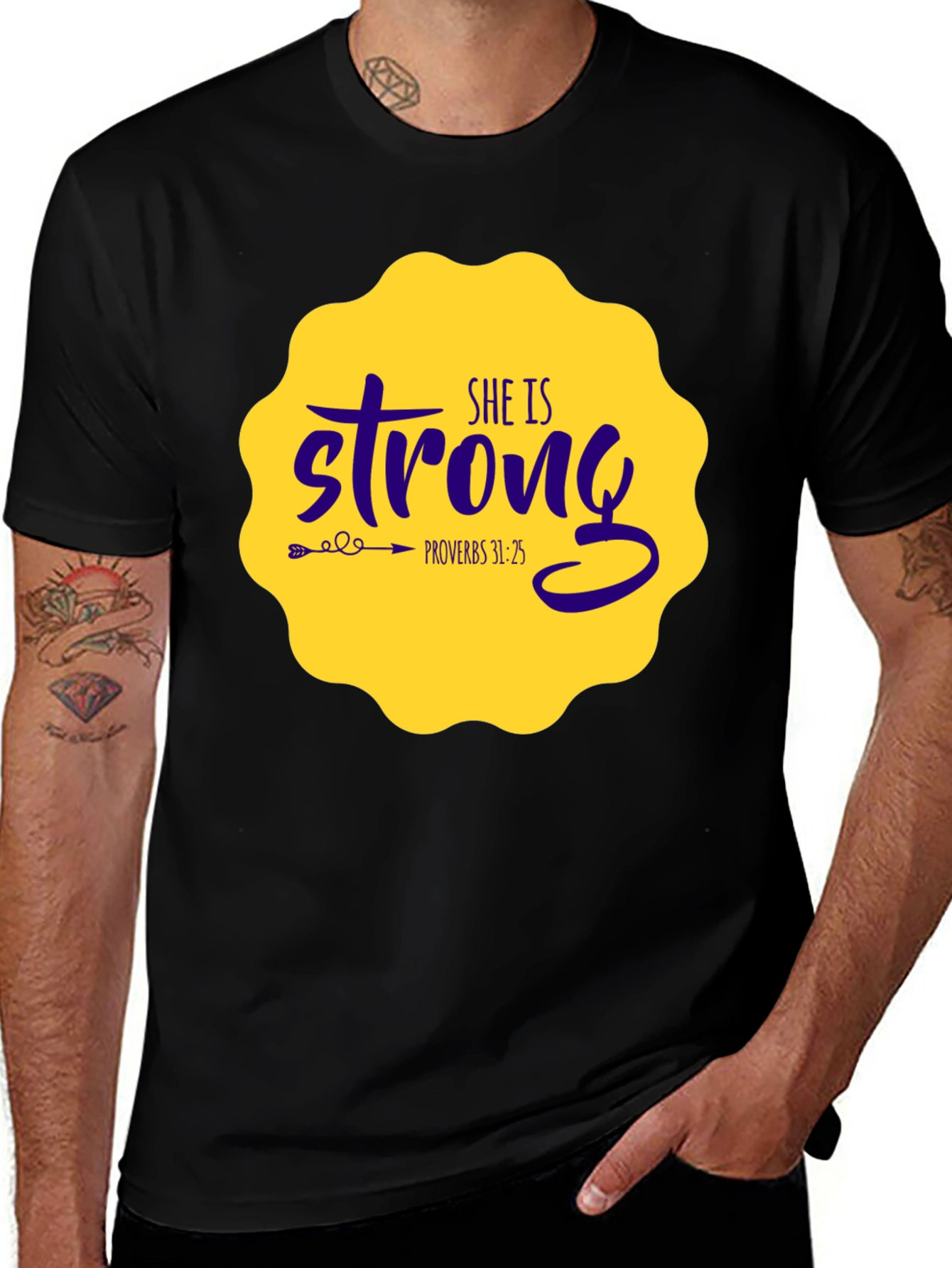 Variant 27 of She Is Strong Christian T-Shirt