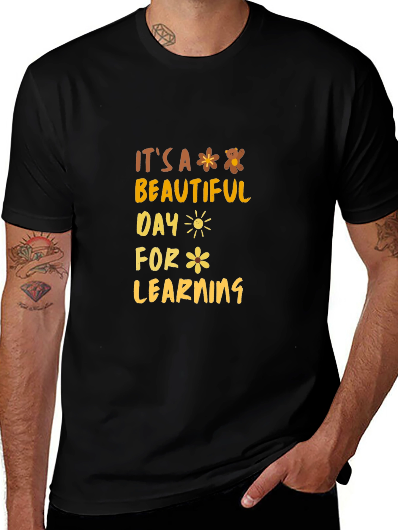 Variant 12 of It's a Beautiful Day for Learning Graphic T-Shirt