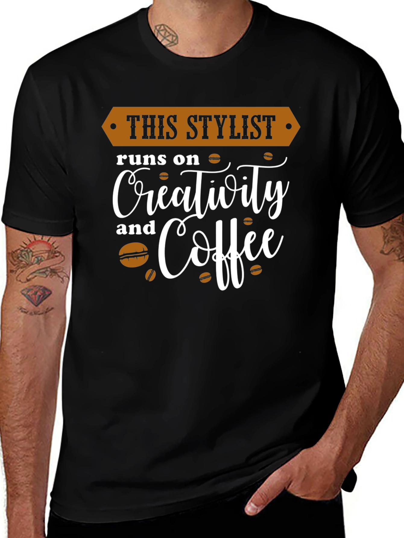 Variant 21 of Stylist Creativity & Coffee T-Shirt