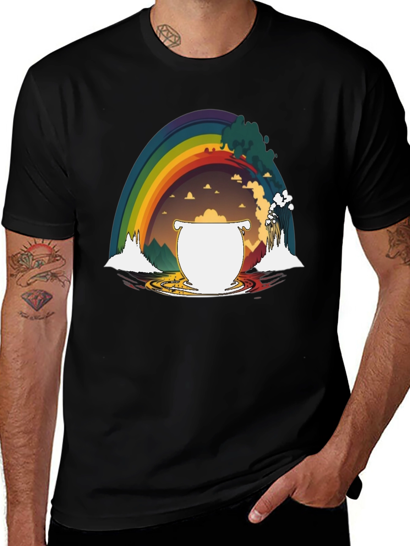 Variant 7 of Rainbow's End Graphic T-Shirt