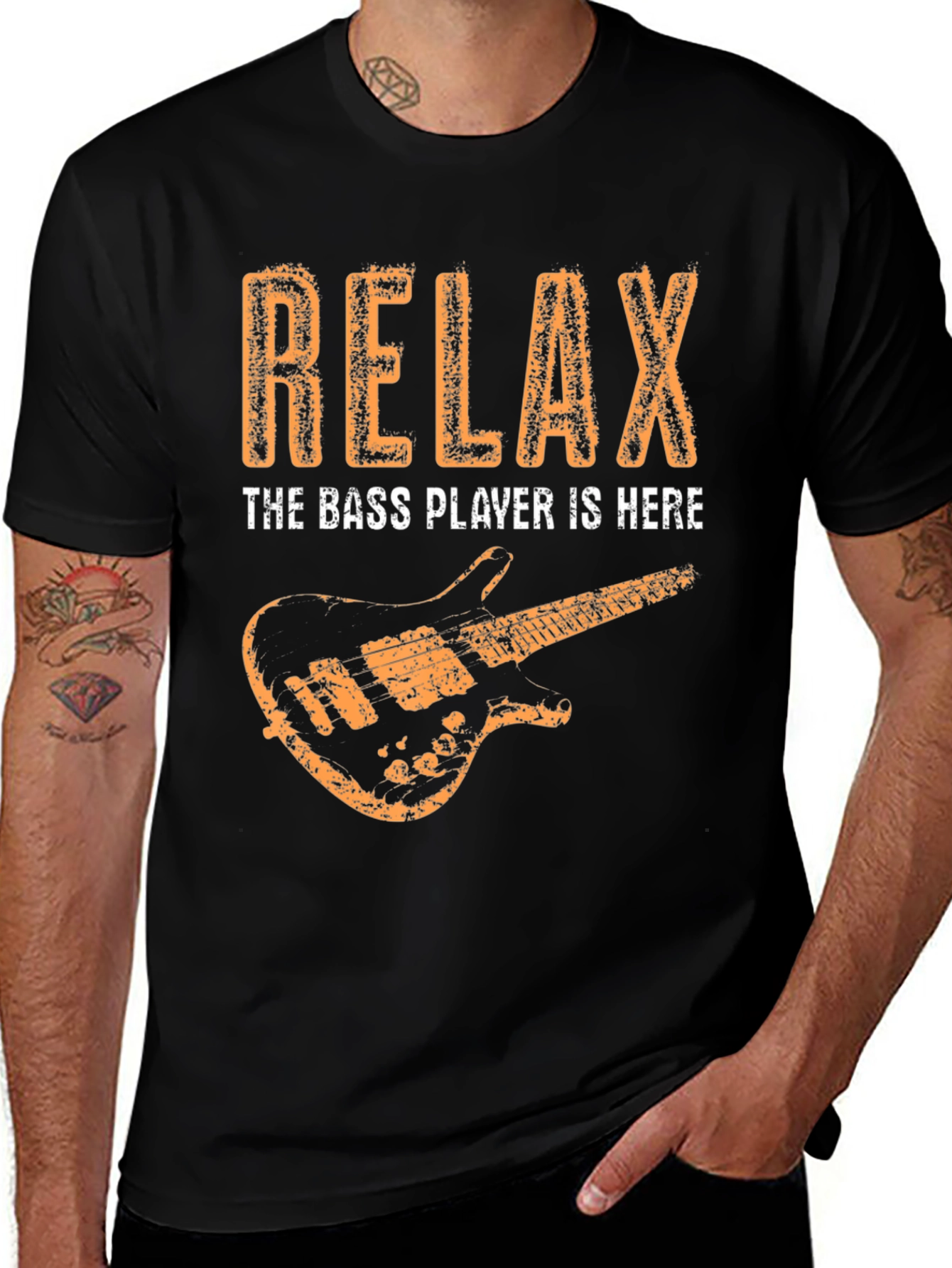Variant 26 of Relax, Bass Player T-Shirt