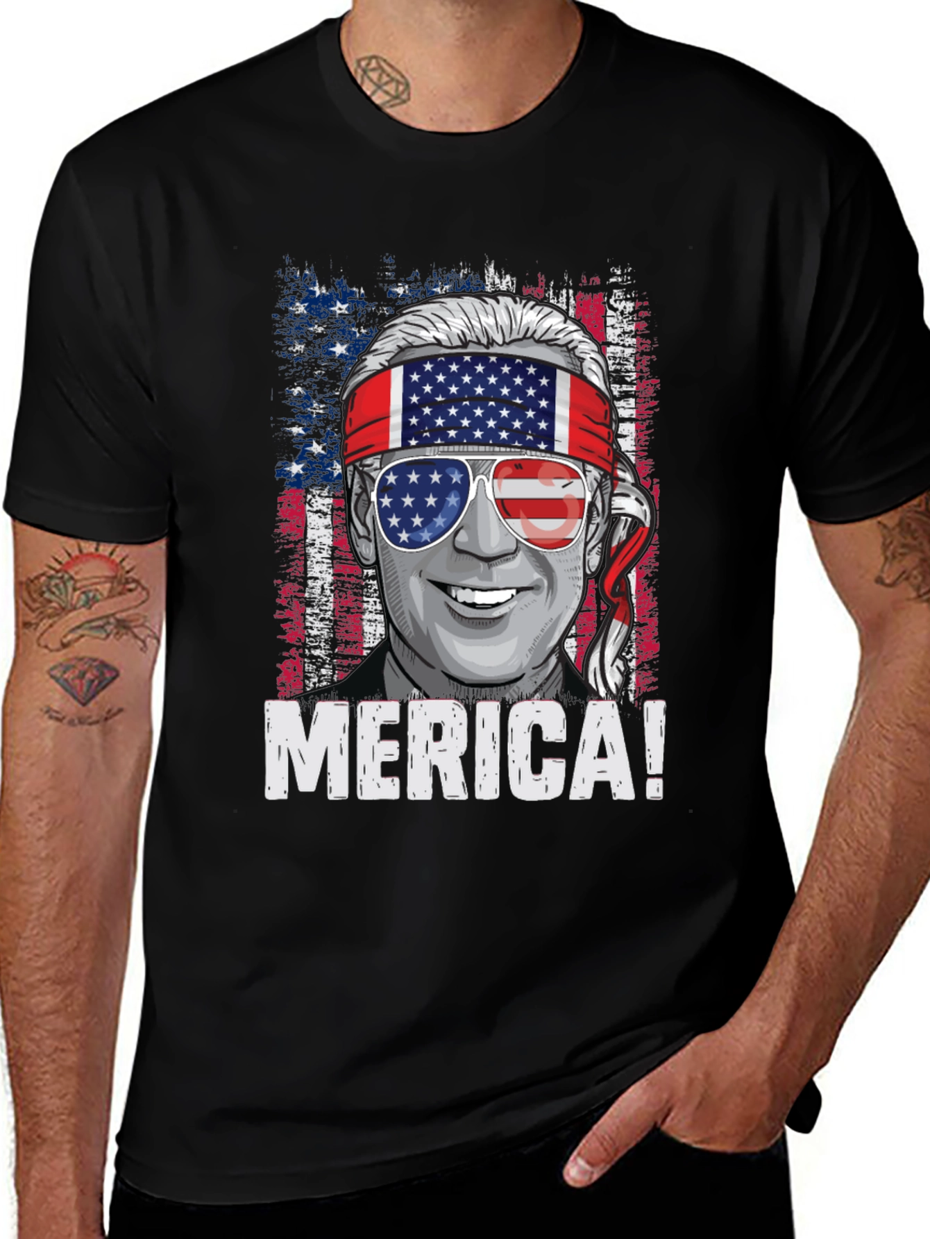 Variant 3 of Patriotic 'Merica! T-Shirt