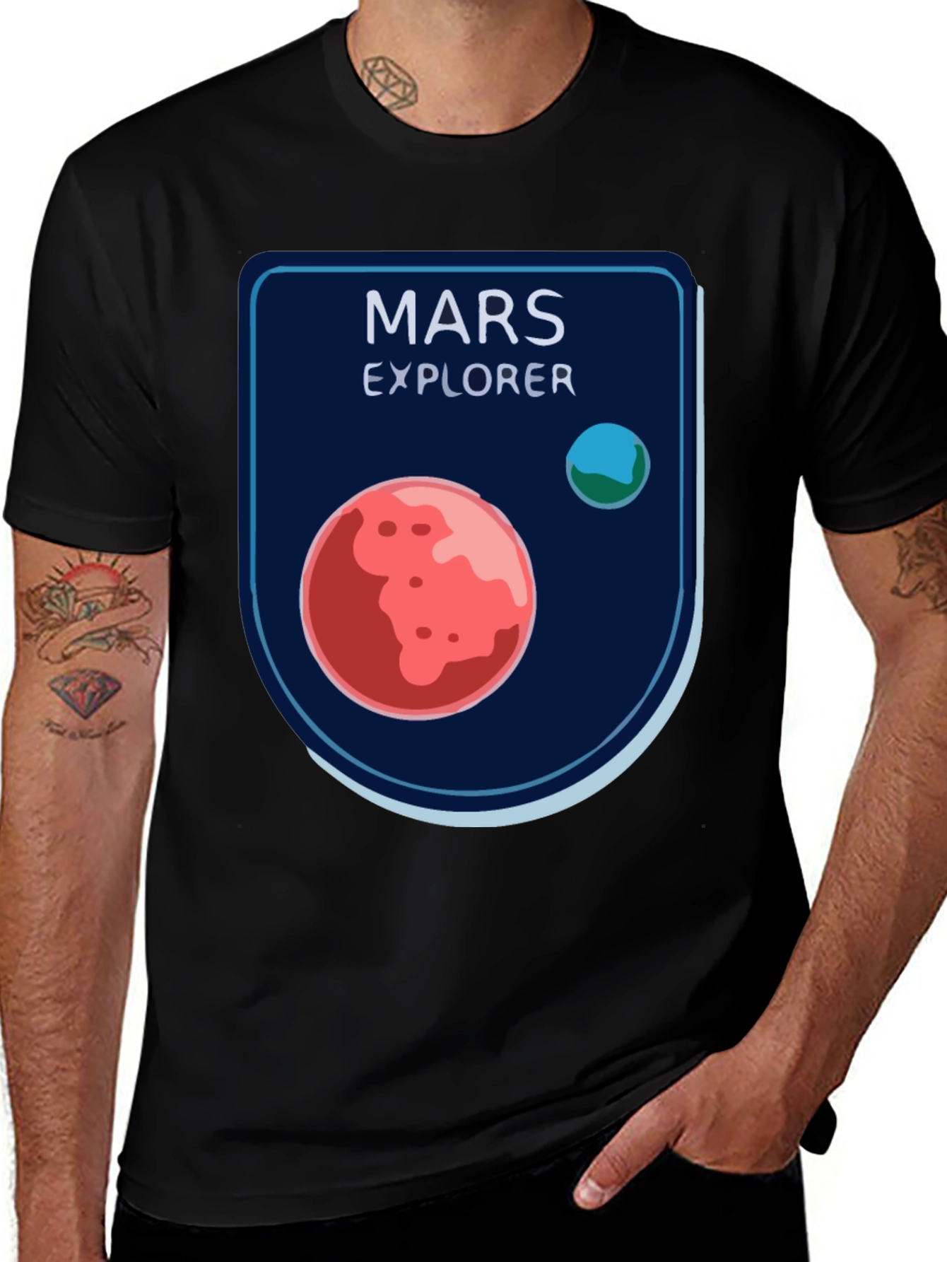 Mars Explorer T-Shirt - Space Adventure Tee