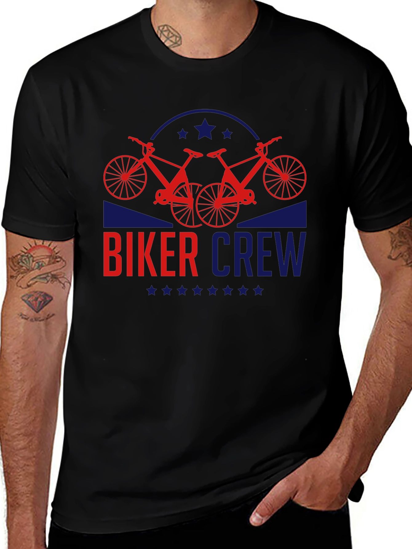 Variant 19 of Biker Crew T-Shirt