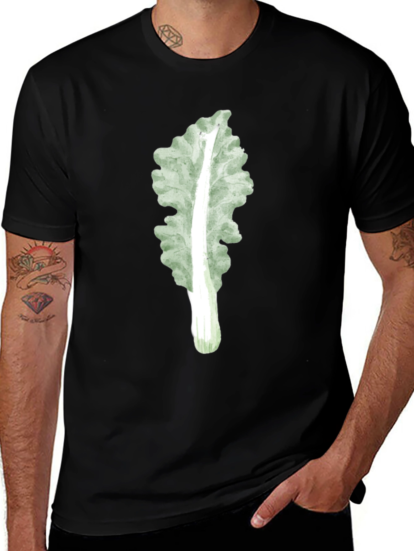 Leaf Graphic Tee - Stylish Organic Cotton T-Shirt