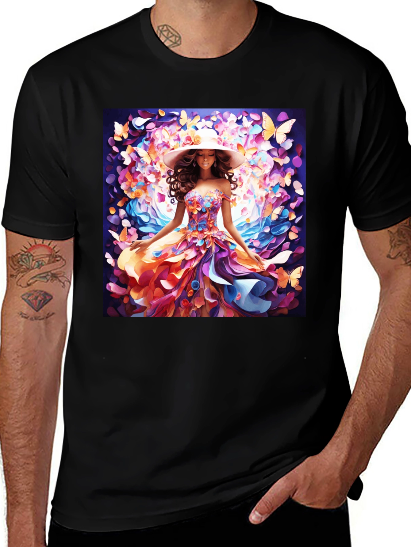Butterfly Dress T-Shirt