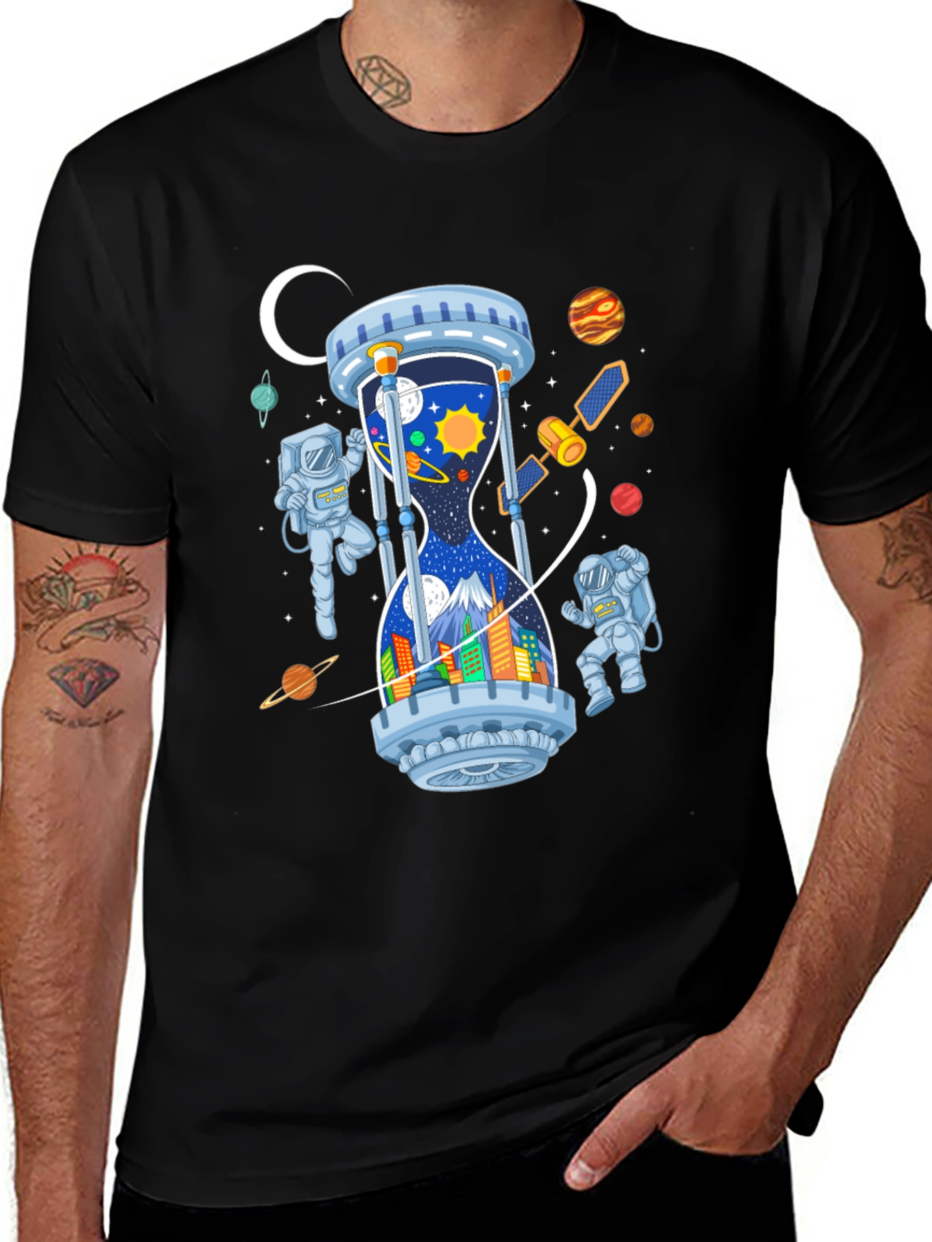 Variant 13 of Cosmic Hourglass Graphic Tee