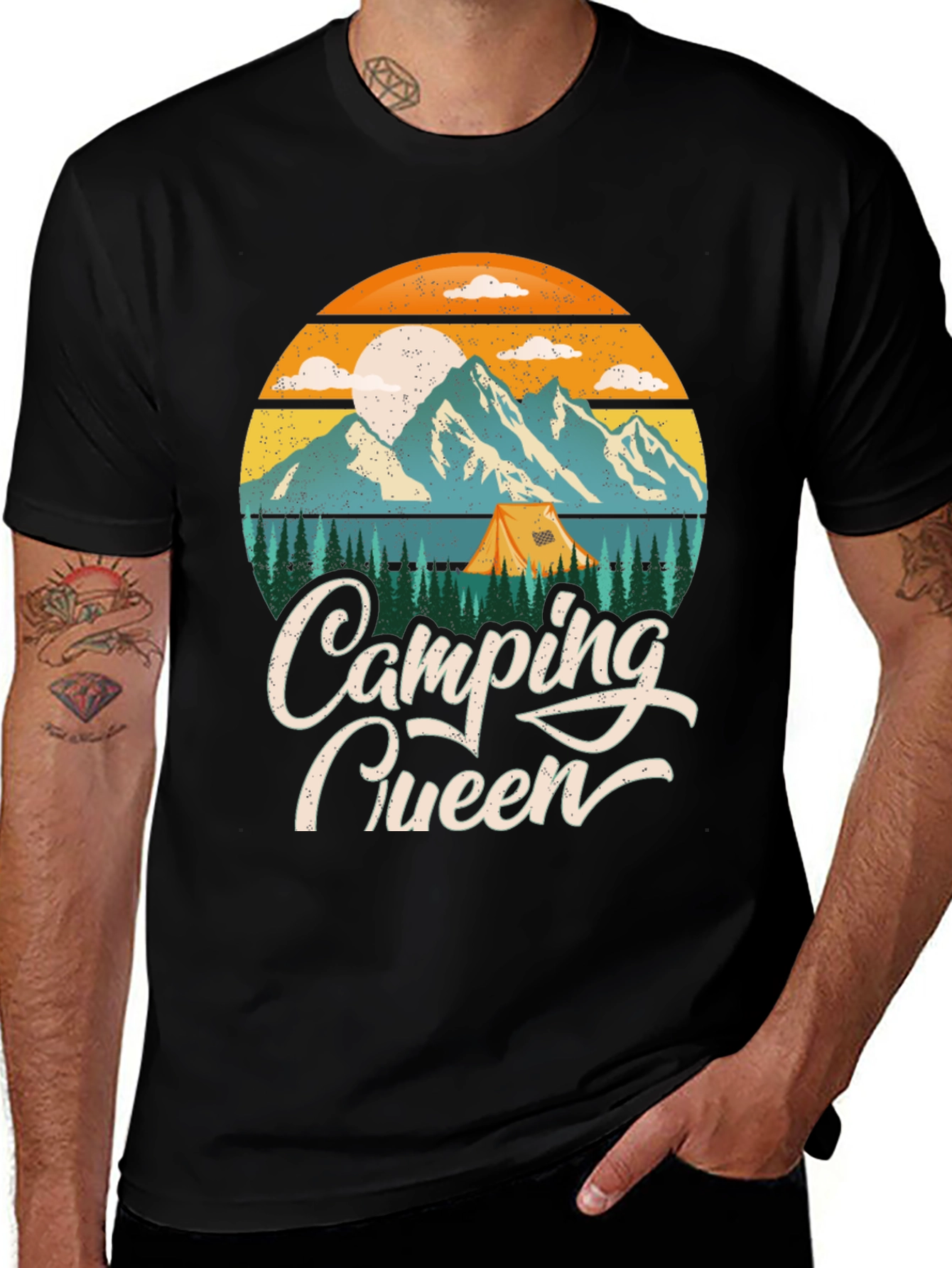 Variant 20 of Camping Queen Graphic Tee