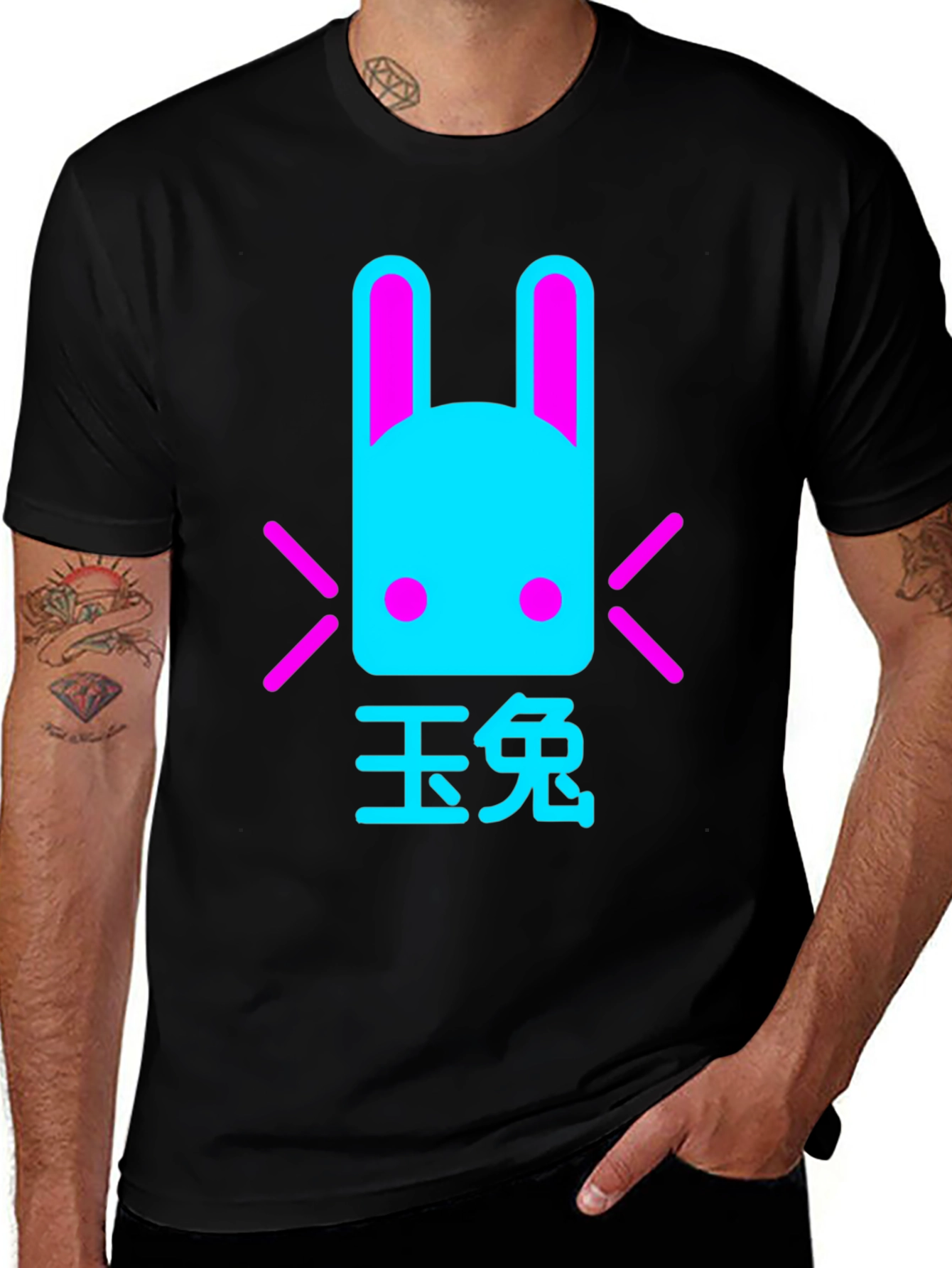 Variant 27 of Cyberpunk Rabbit T-Shirt