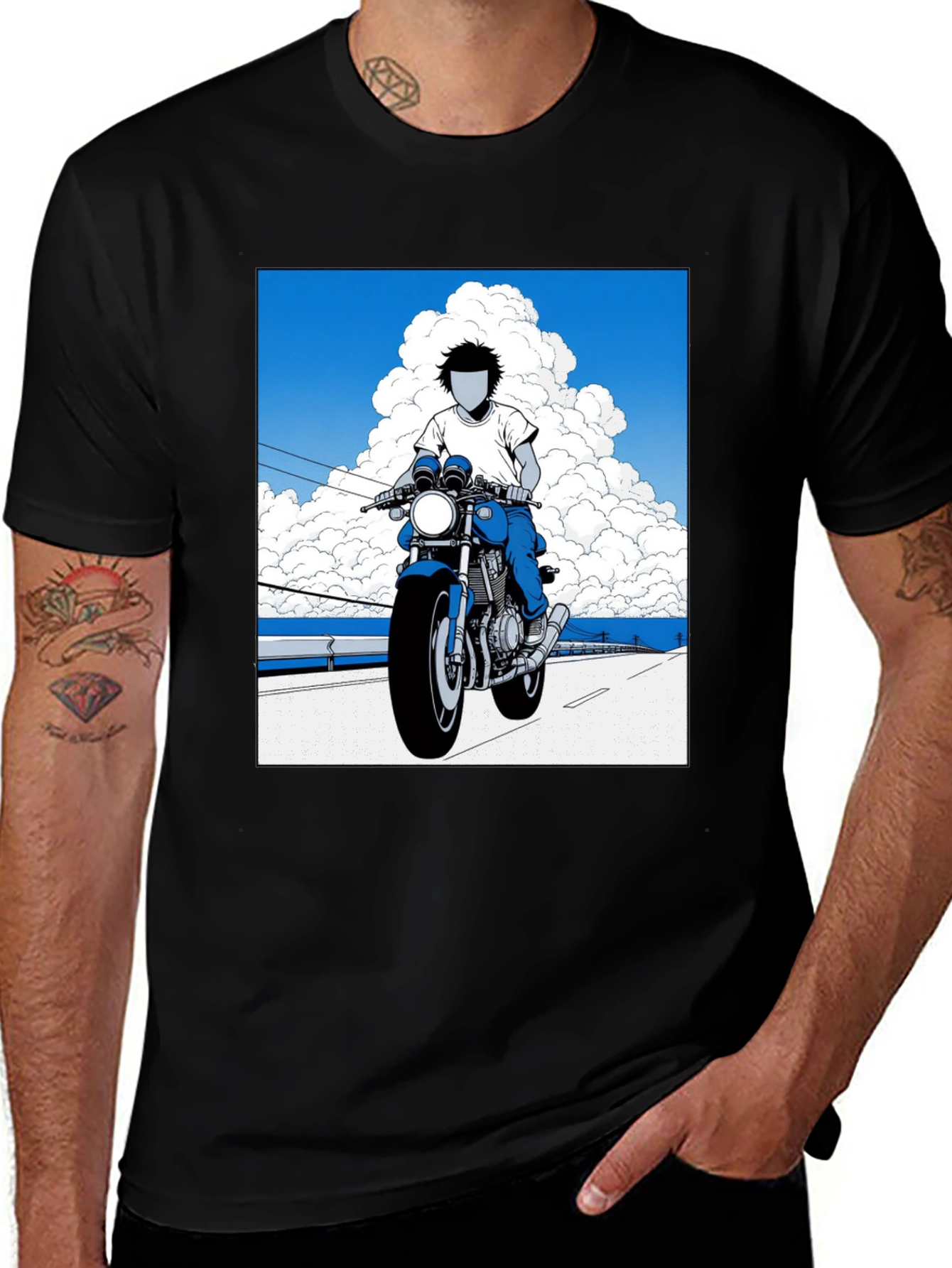 Variant 18 of Retro Motorcycle T-Shirt - Adventure Design