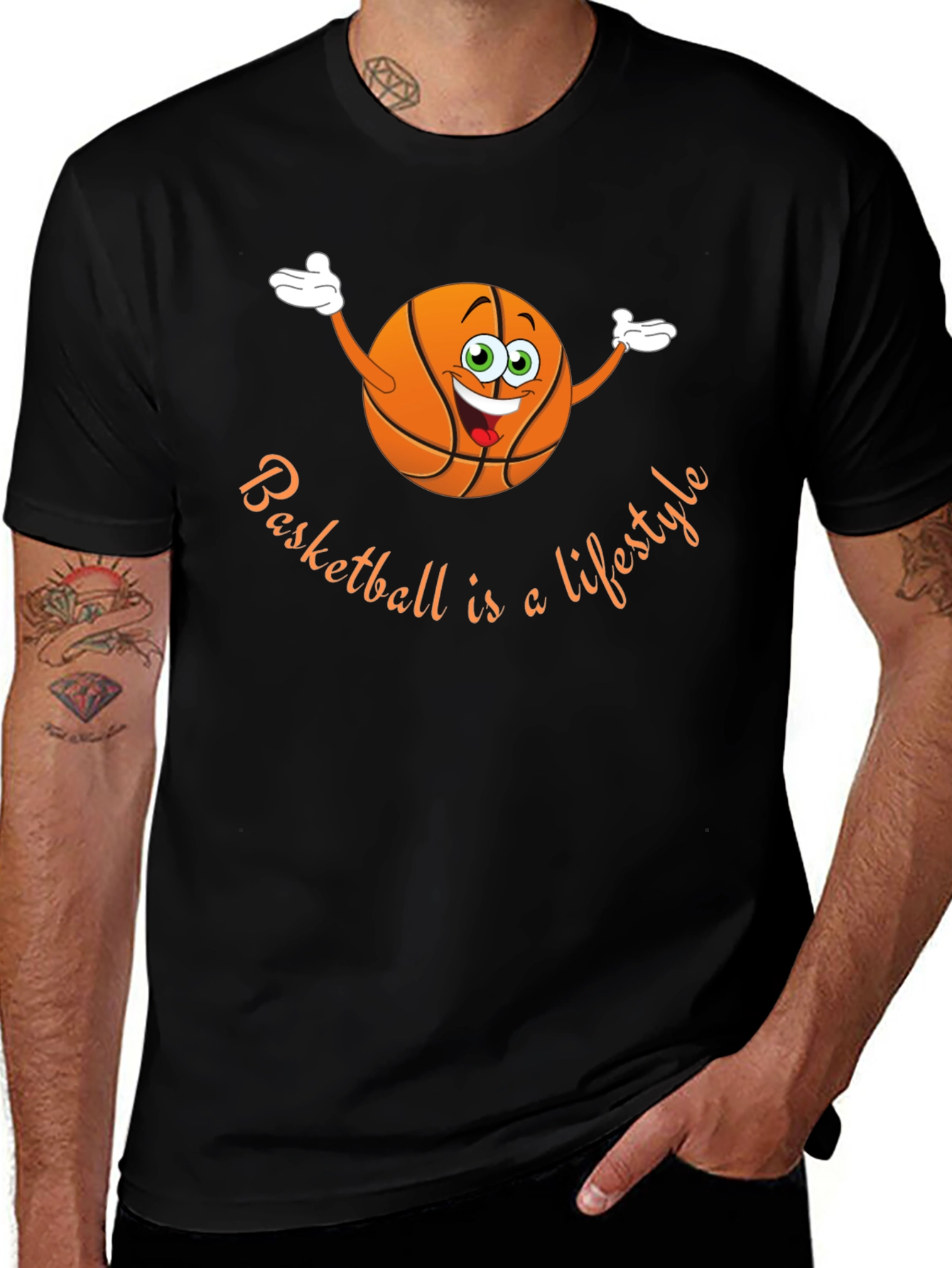 Variant 8 of Basketball Lifestyle Graphic T-Shirt