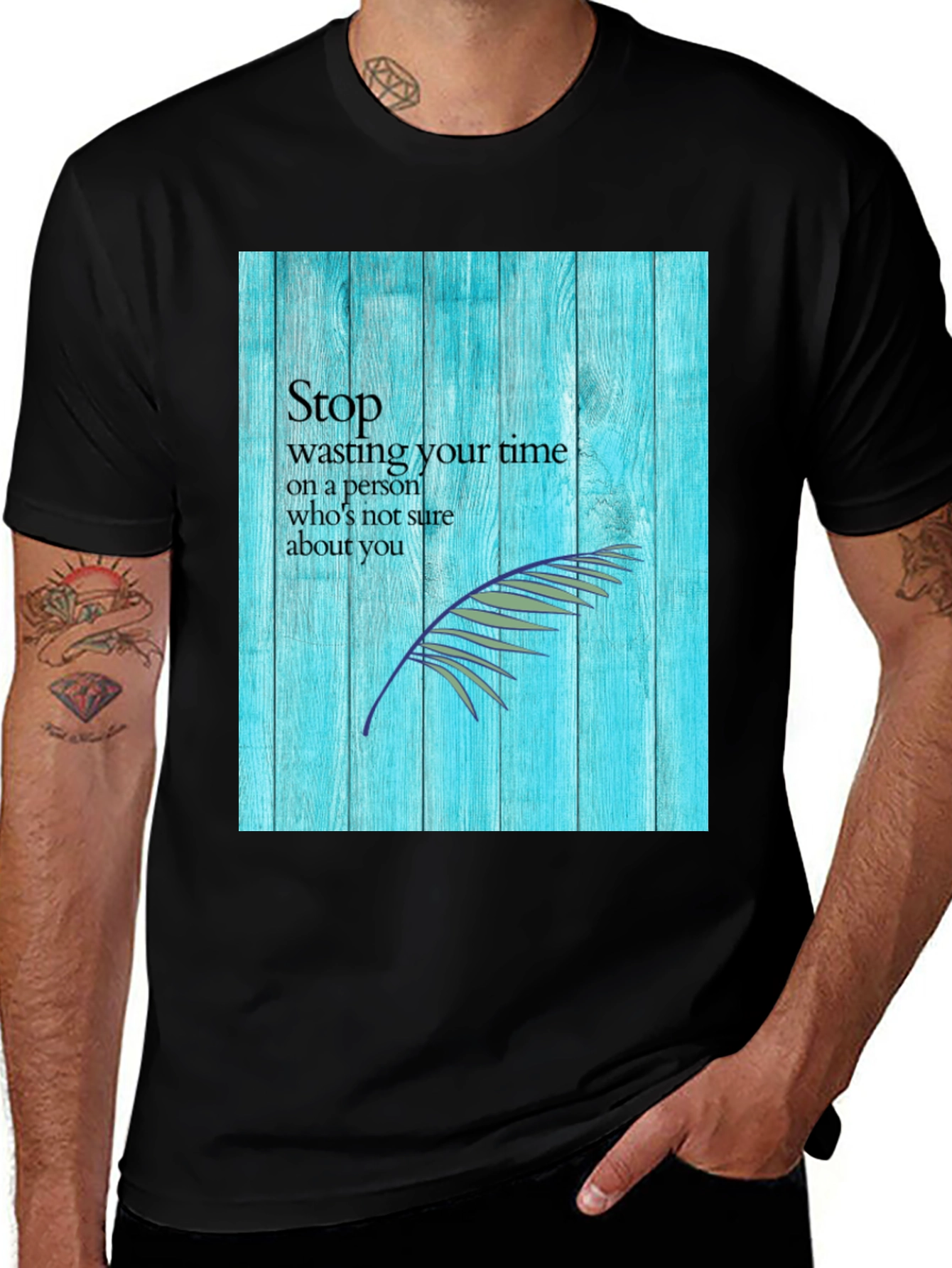 Variant 3 of Motivational T-Shirt: Stop Wasting Your Time
