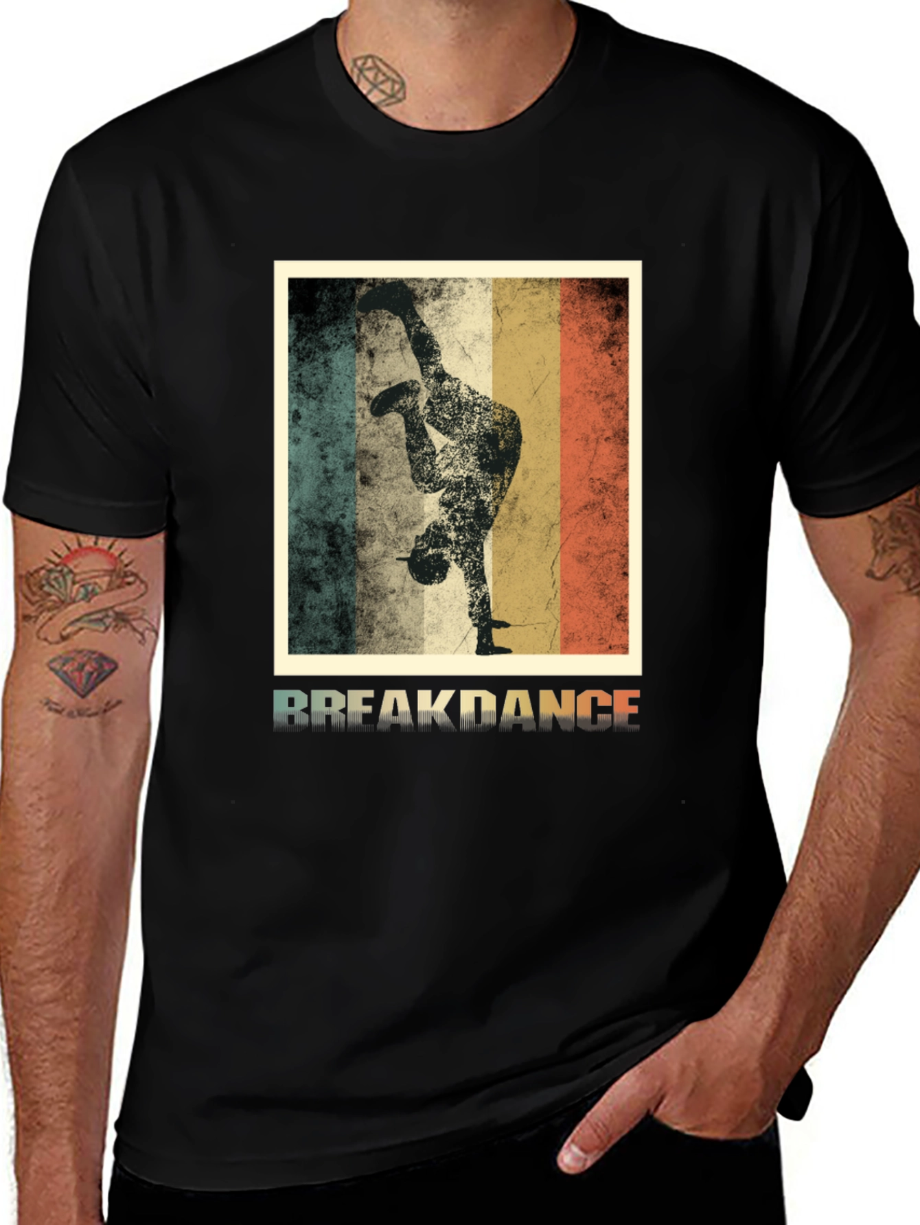 Variant 22 of Retro Breakdance T-Shirt - Vintage Hip Hop Style