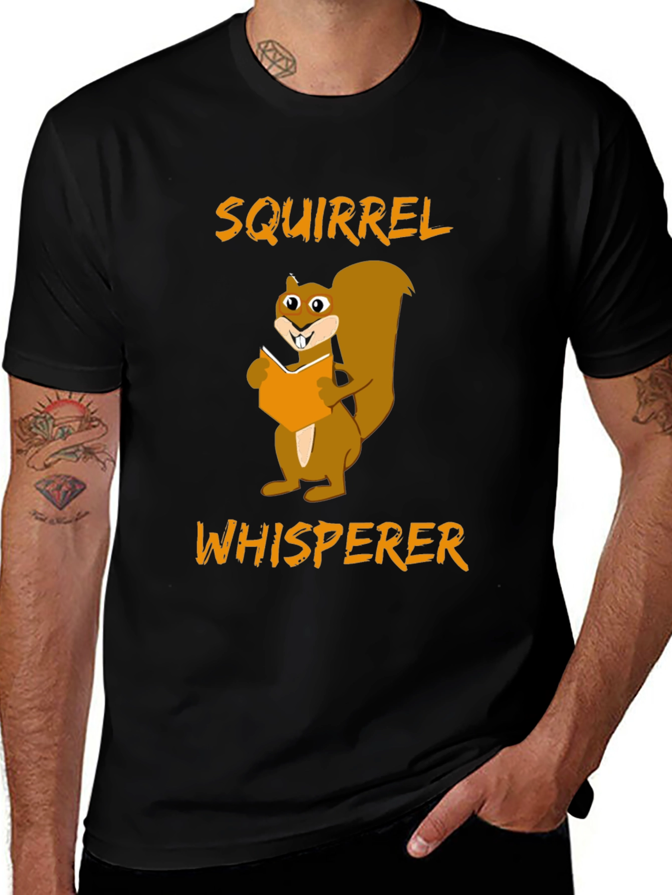 Squirrel Whisperer Graphic Tee - Funny Animal Lover T-Shirt
