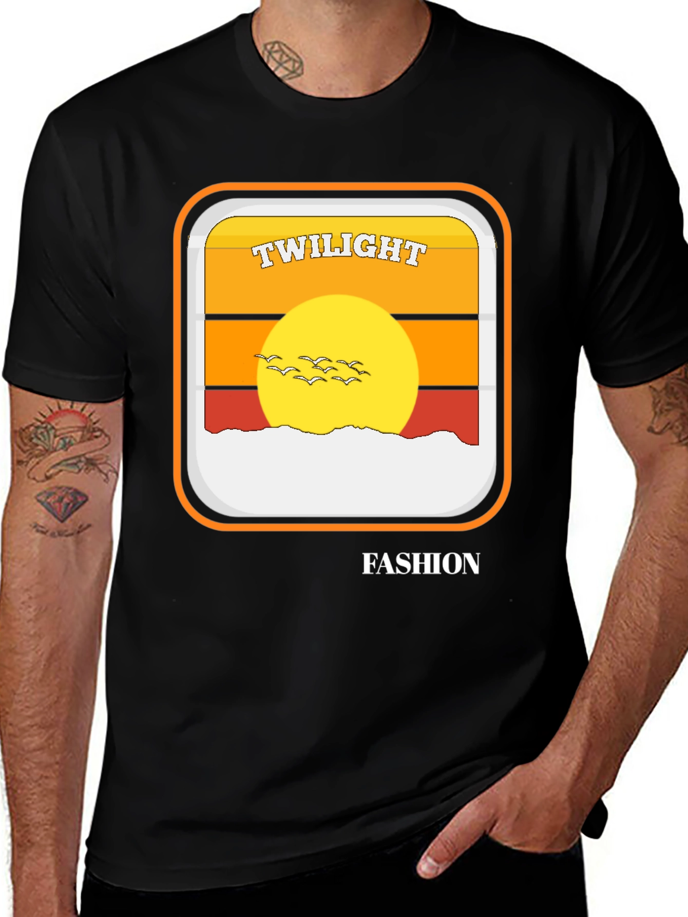 Variant 13 of Twilight Fashion T-Shirt - Sunset Design