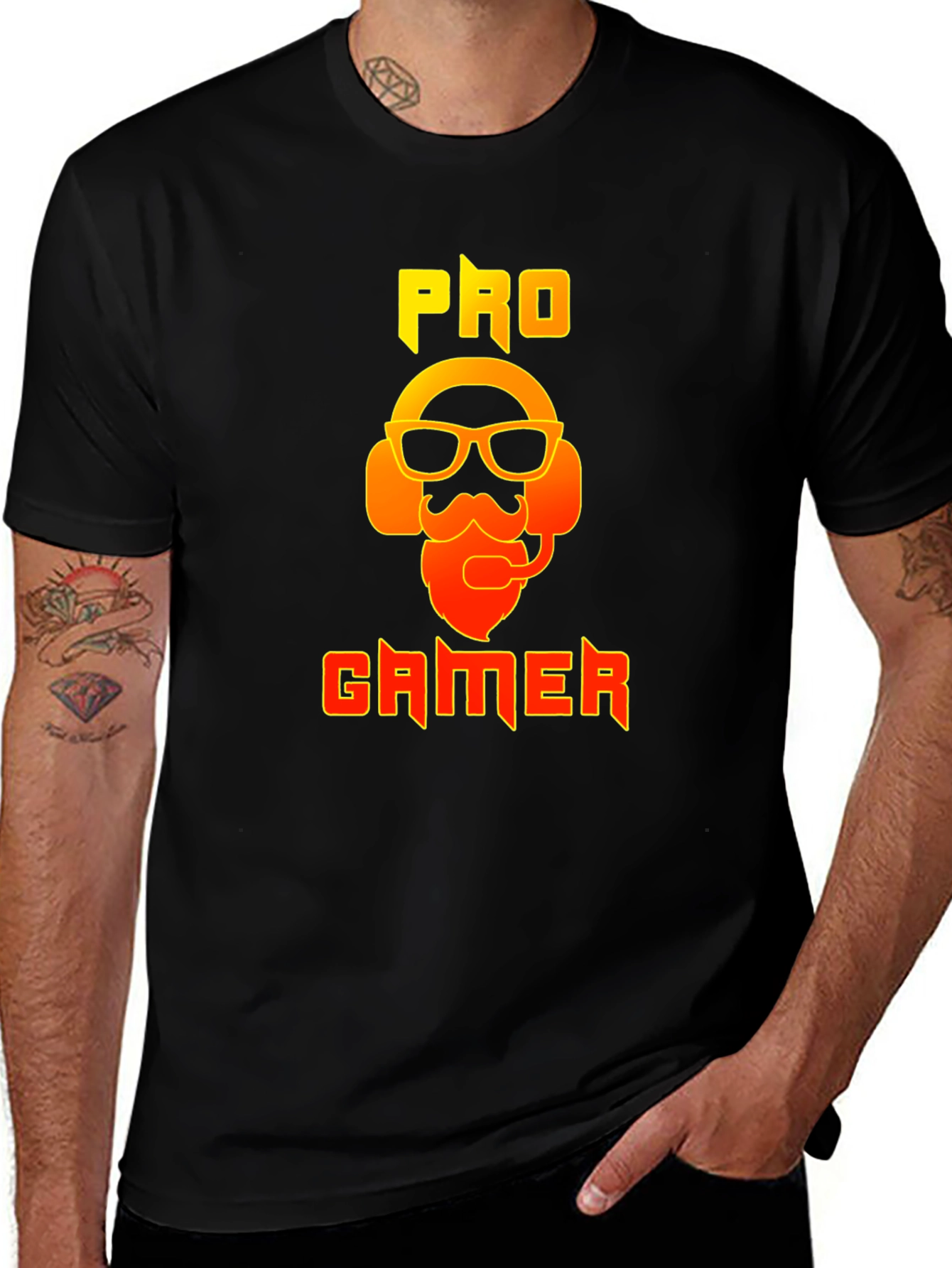 Variant 29 of Pro Gamer Graphic T-Shirt - Black Cotton Tee