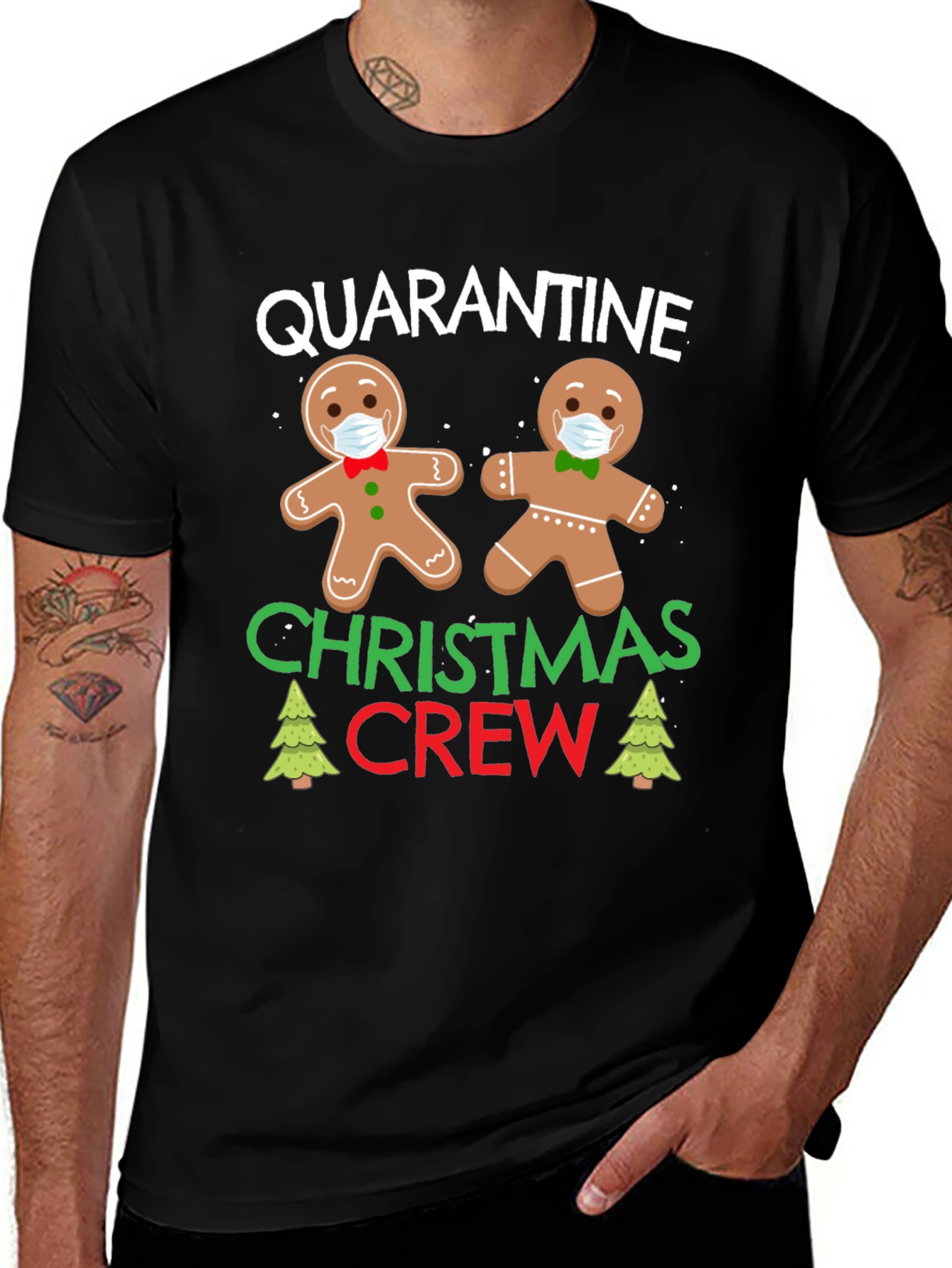 Quarantine Christmas Crew T-Shirt