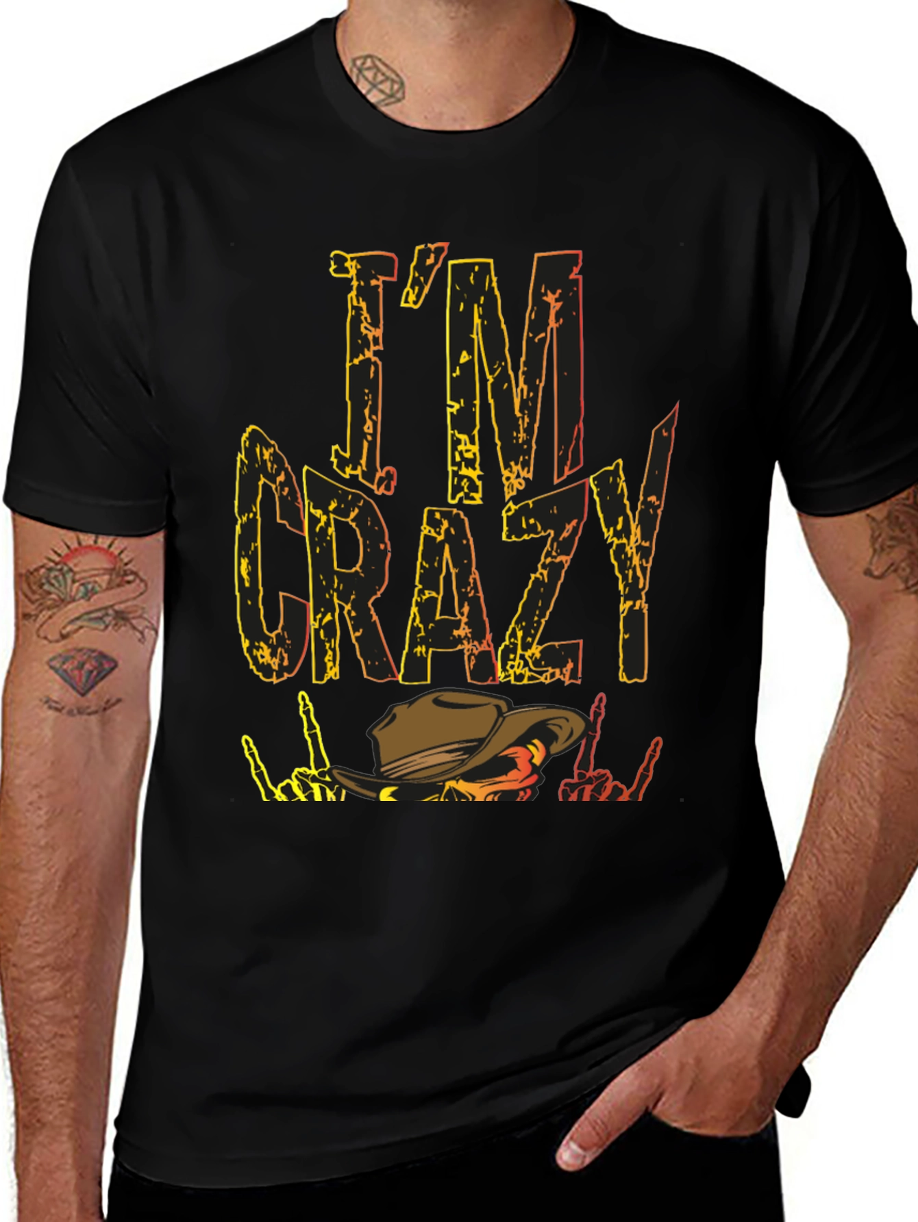I'm Crazy Western Cowboy T-Shirt