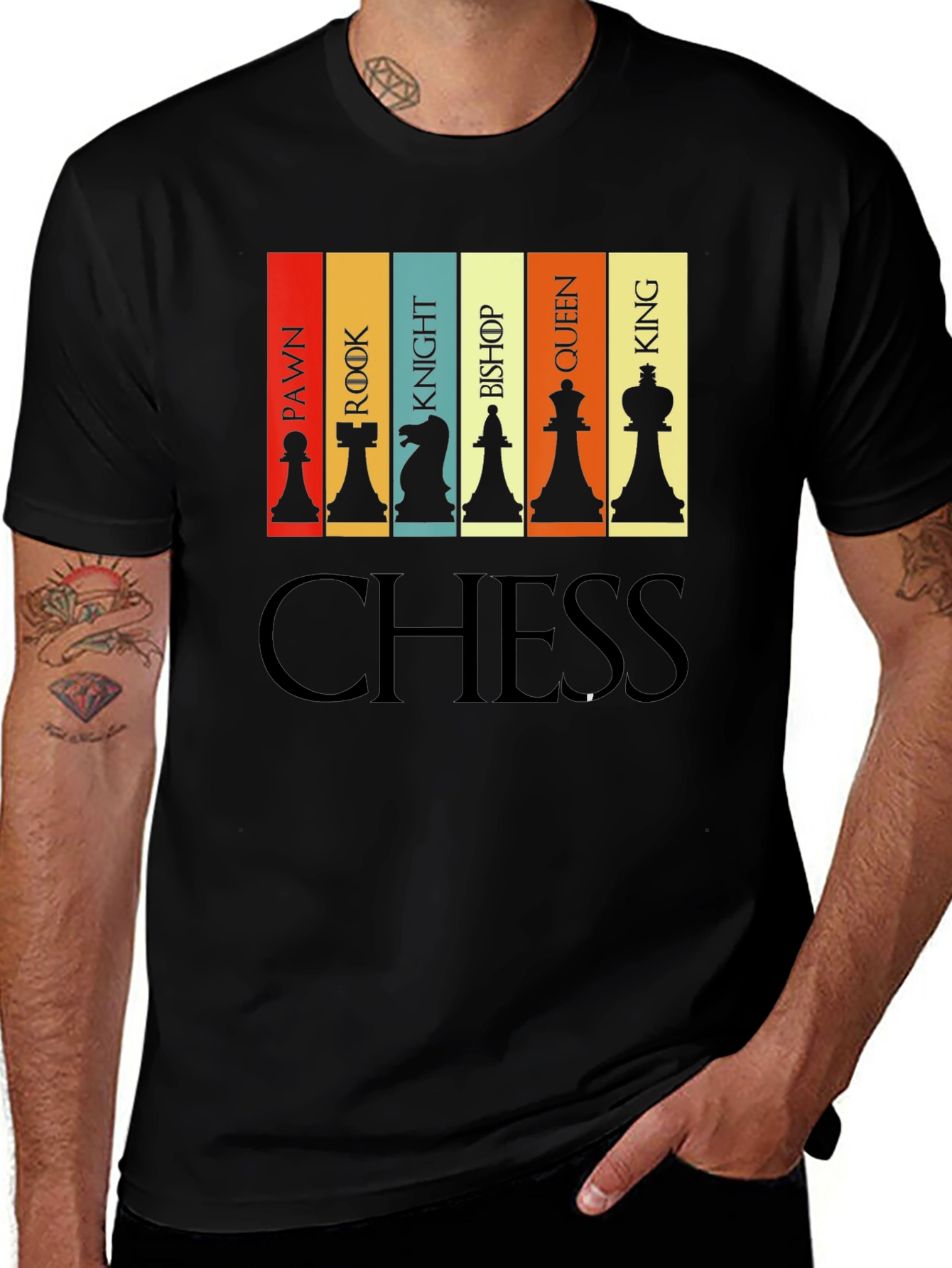 Variant 19 of Chess Piece T-Shirt - Stylish Board Game Tee