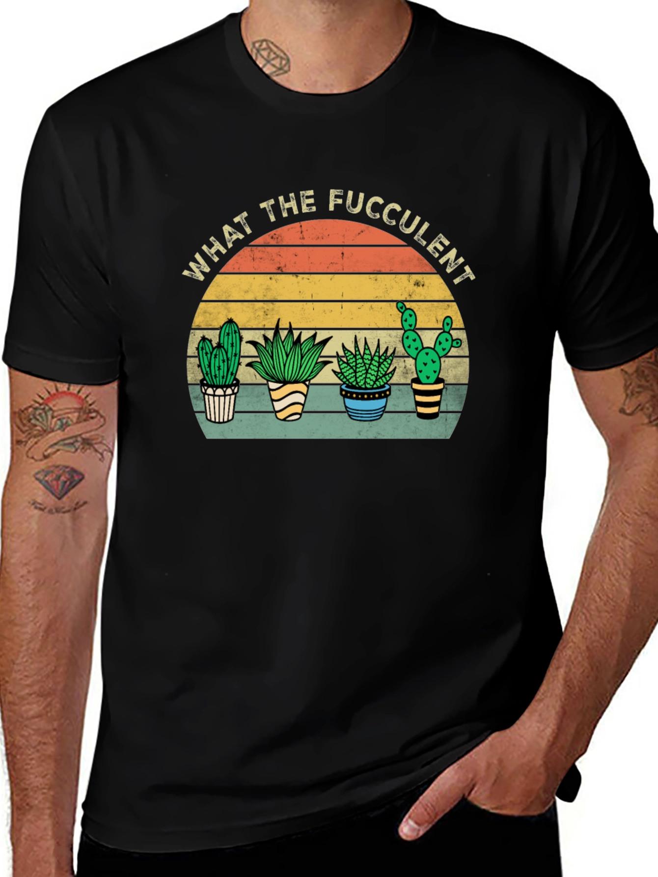 Variant 12 of What the Fucculent Graphic T-Shirt