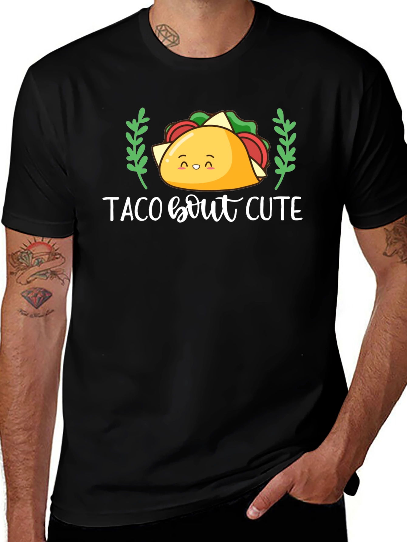 Variant 26 of Taco Bout Cute T-Shirt - Funny Foodie Tee