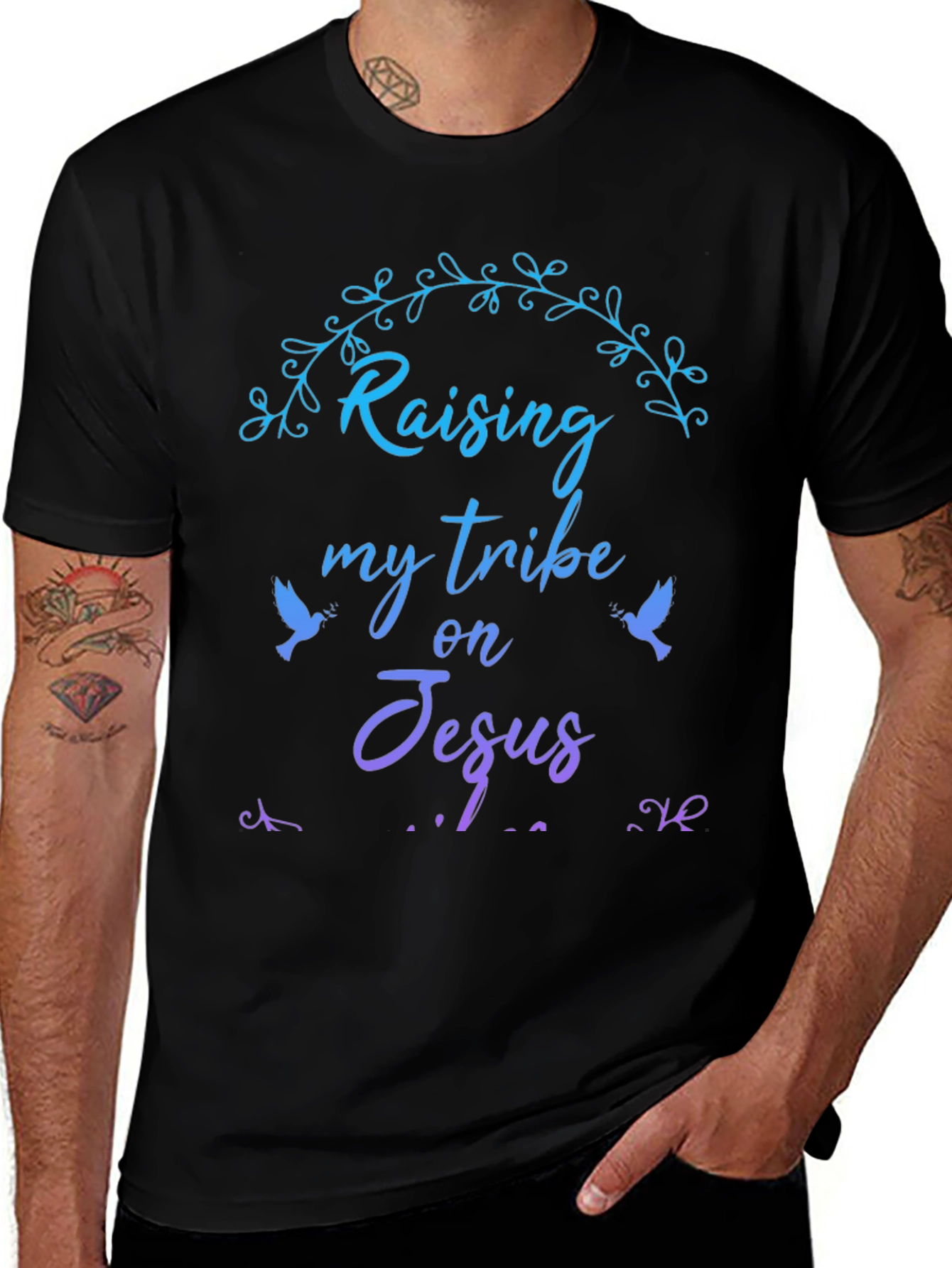 Raising My Tribe on Jesus Graphic Tee